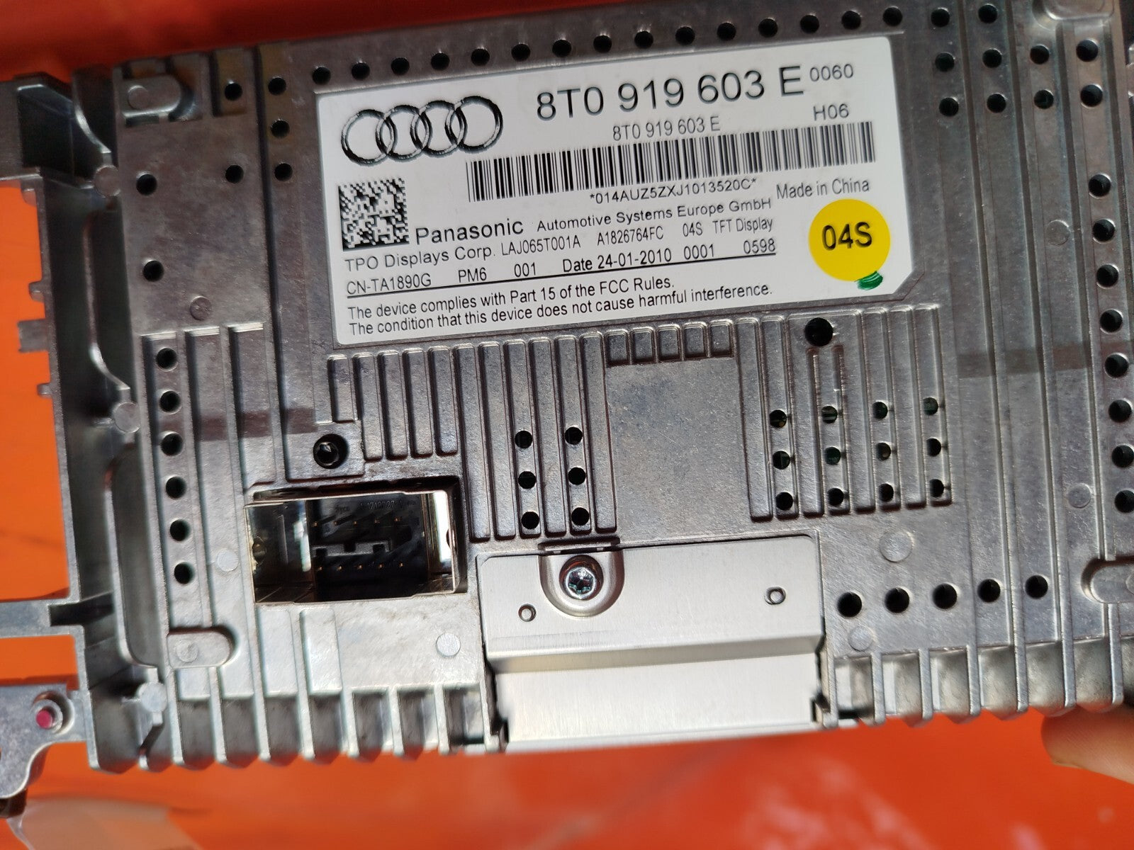 ✅AUDI A5 S LINE 2.0 PETROL 2010 STEREO SAT NAV DISPLAY SCREEN 8T0919603E A223 - Image 12