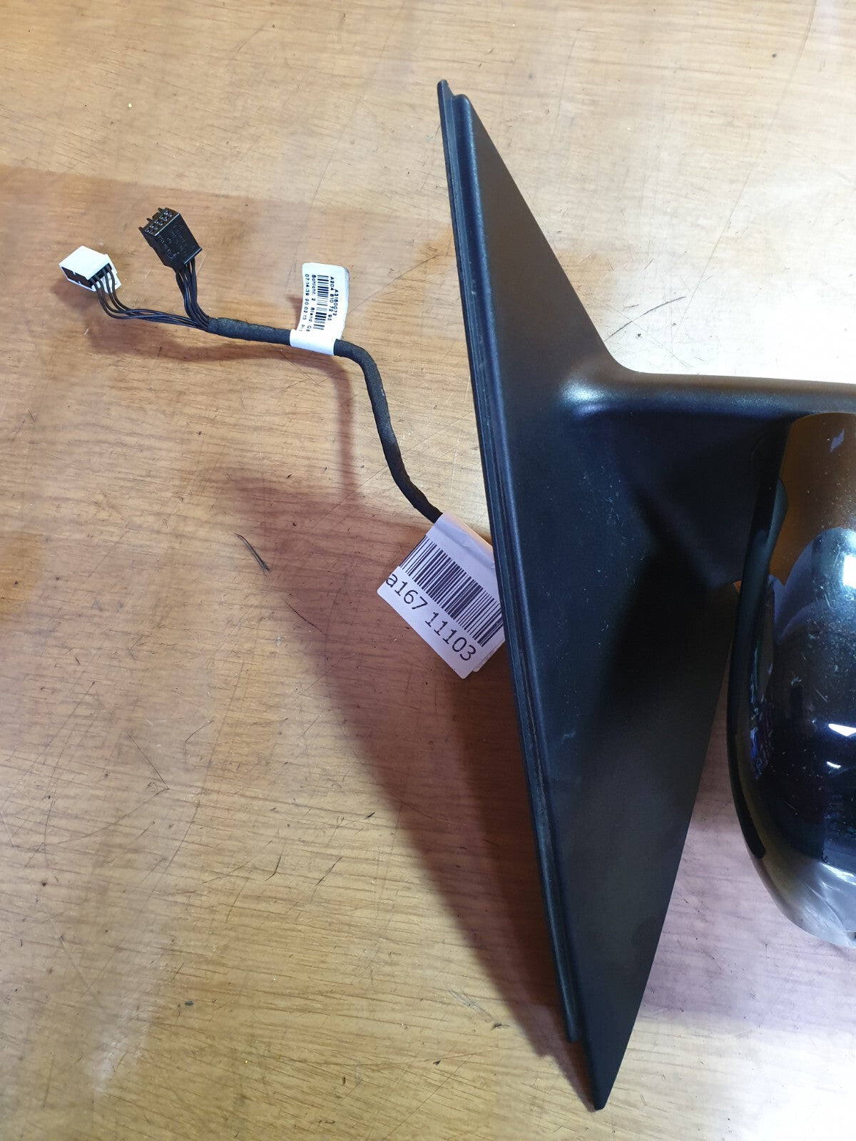 ✅2013 MERCEDES C CLASS W204 2.1CDI FRONT RIGHT WING MIRROR BLACK 197 + WARRANTY - Image 6