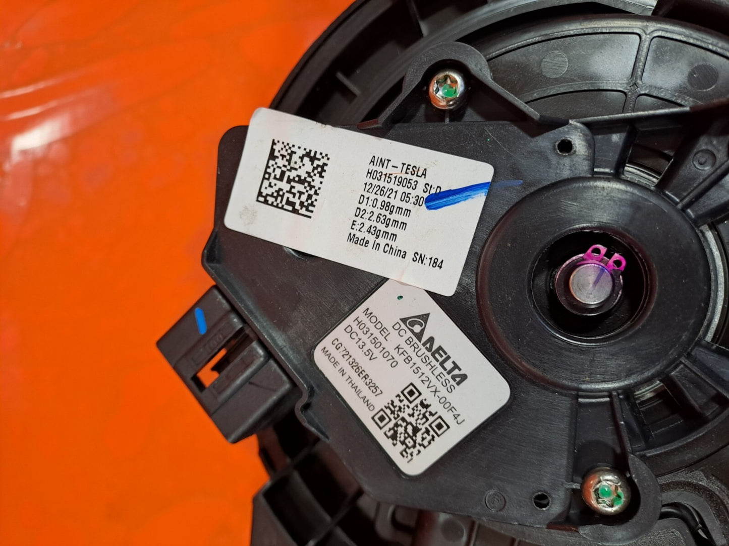 ✅2018-2025 TESLA MODEL 3 HEATER BLOWER FAN MOTOR H031519053 + WARRANTY A241 - Image 6