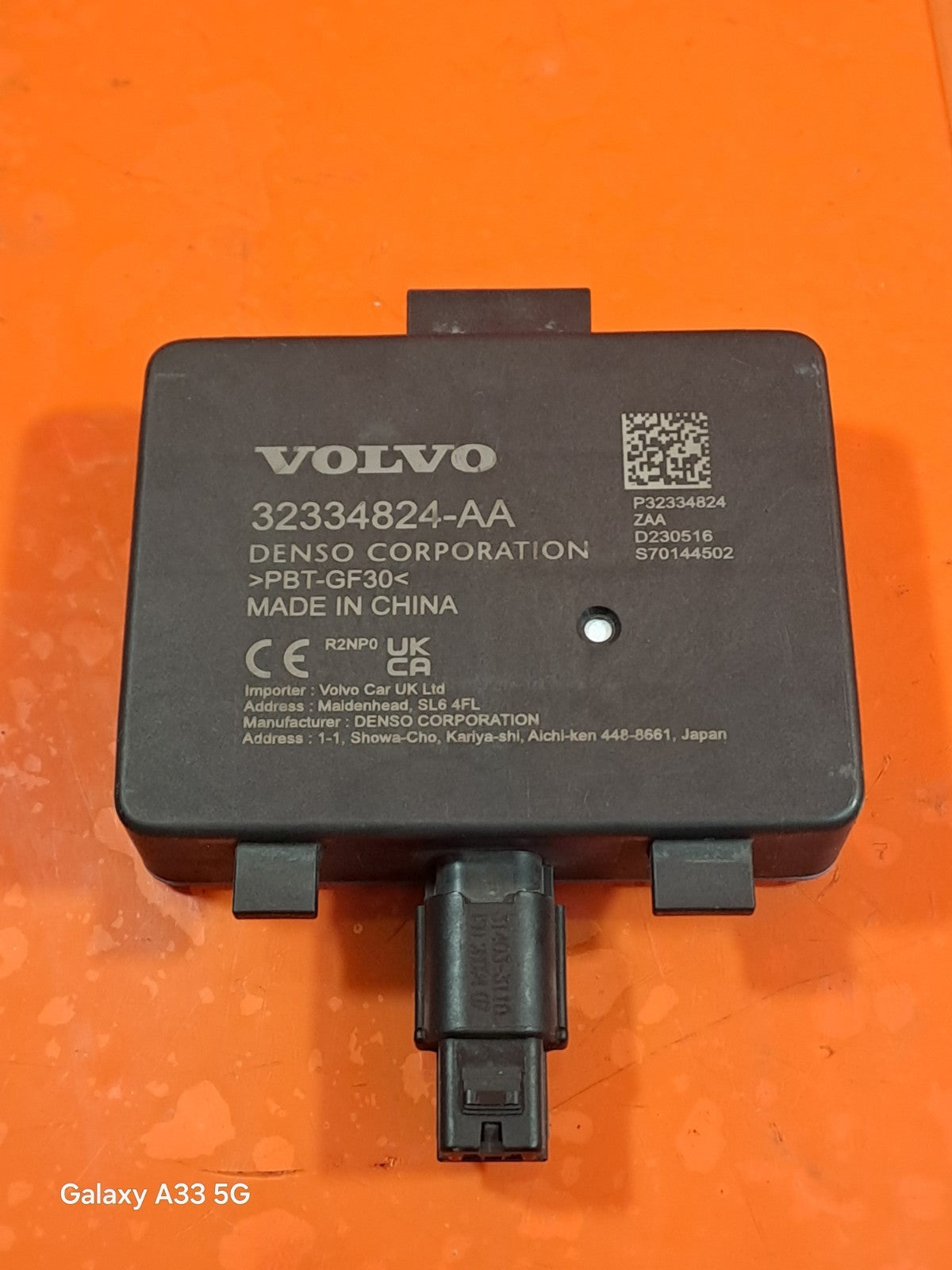 ✅POLESTAR 2 LONG RANGE 2023 REAR BLIND SPOT RADAR SENSOR MODULE 32334824AA A312 - Image 3