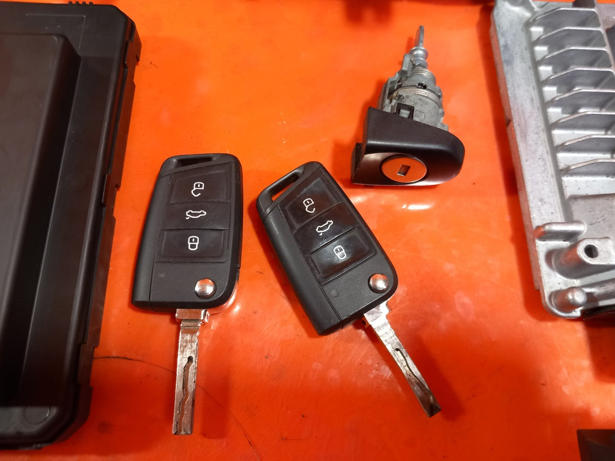 2021 VW Transporter T30 ECU Lock Set 3Q0907530AG Warranty A412 - Image 5