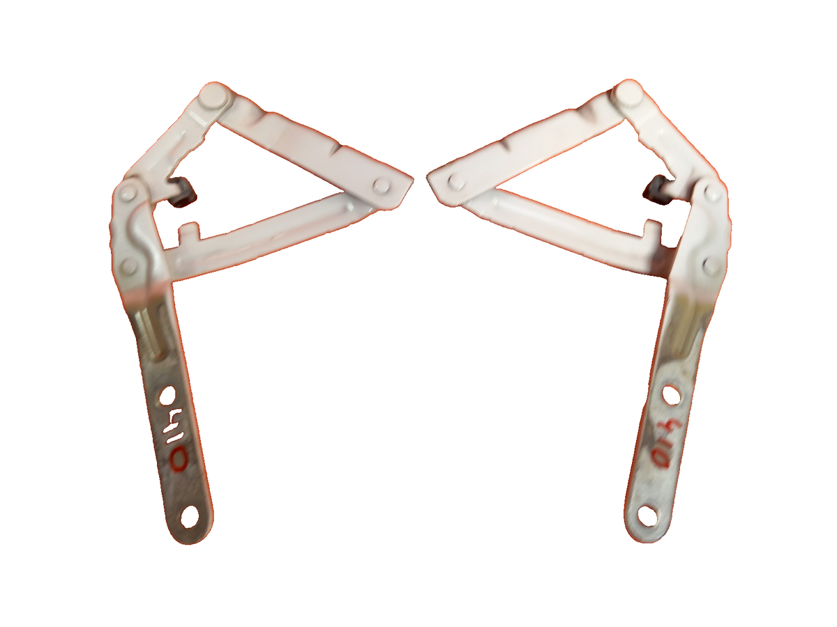 VW Transporter T30 2.0 Diesel 2021 Bonnet Hinges Pair 7E0823301B 7E0823302B A410 - Image 1