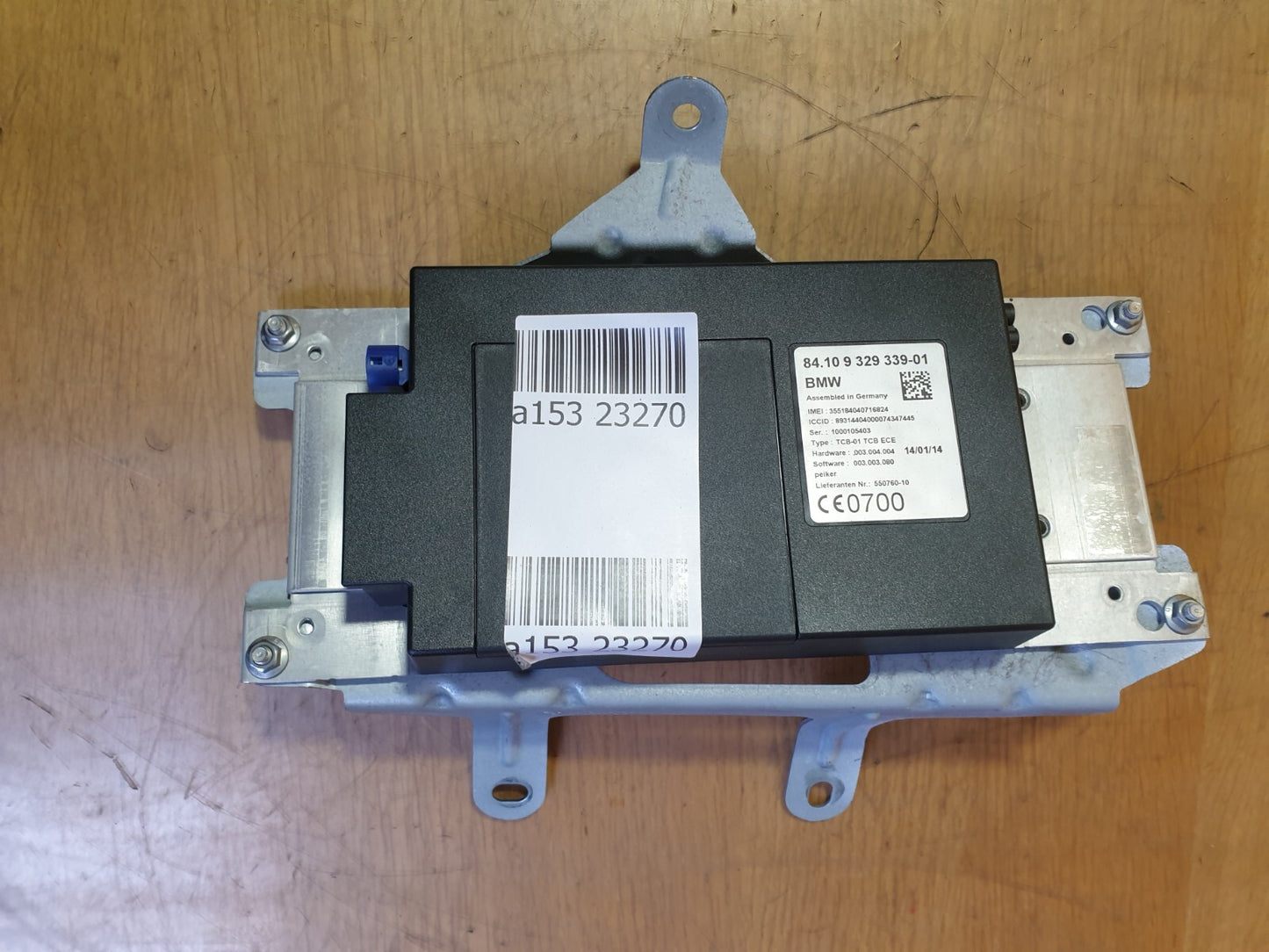 ✅2014 BMW 5 SERIES F11 4.4P TELEMATICS BLUETOOTH MODULE 9329339 + WARRANTY A153 - Image 1