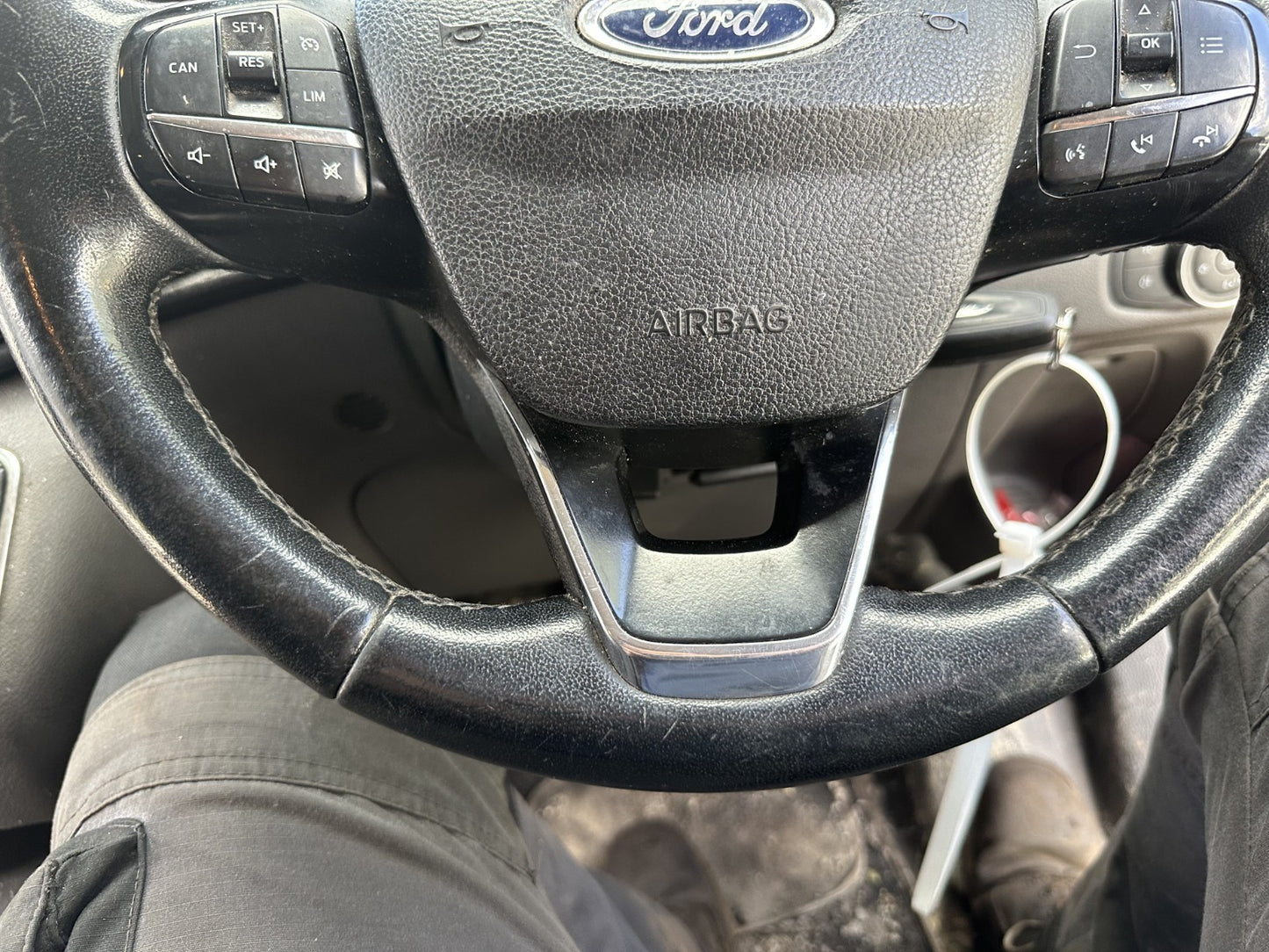 ✅2019 Ford Transit Custom Steering Wheel W/O Abag JK21-3600-GC + Warranty A376 - Image 4