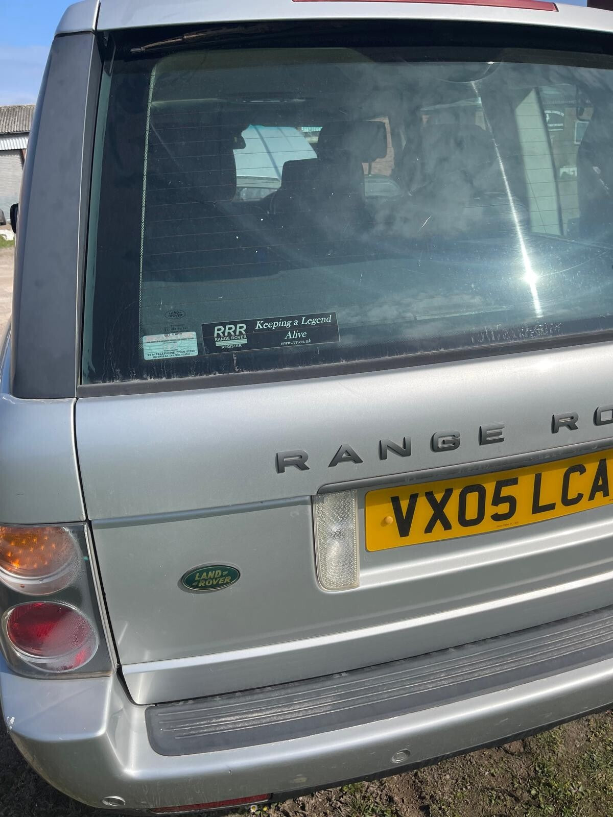 ✅2005 RANGE ROVER VOGUE L322 4.4P TAILGATE BOOT LID SILVER + WARRANTY A274 - Image 2