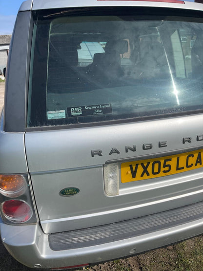 ✅2005 RANGE ROVER VOGUE L322 4.4P TAILGATE BOOT LID SILVER + WARRANTY A274 - Image 2