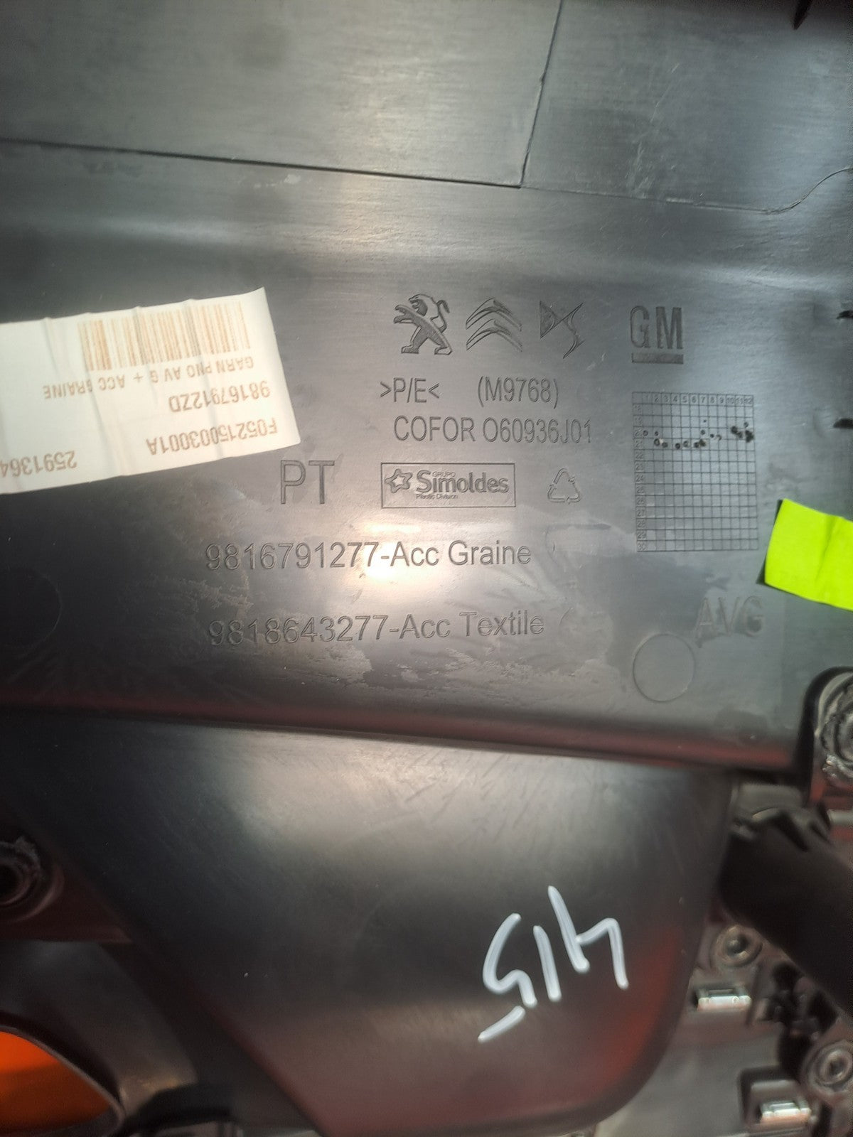 Citroen Berlingo MK3 2021 Front Left Door Card 9816791277 Warranty A415 - Image 5