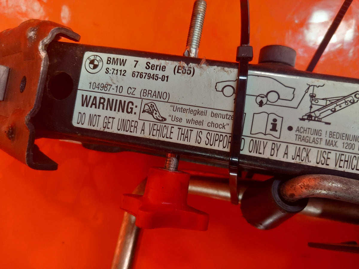BMW E46 E60 E61 E63 E64 E65 E66 E67 Car Jack 6767945 Warranty xAA - Image 7