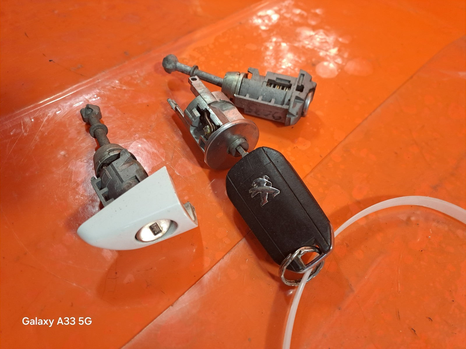 ✅PEUGEOT 308 1.5 DIESEL 2019 LOCK SET & KEY 9674001080 Warranty A309 - Image 1