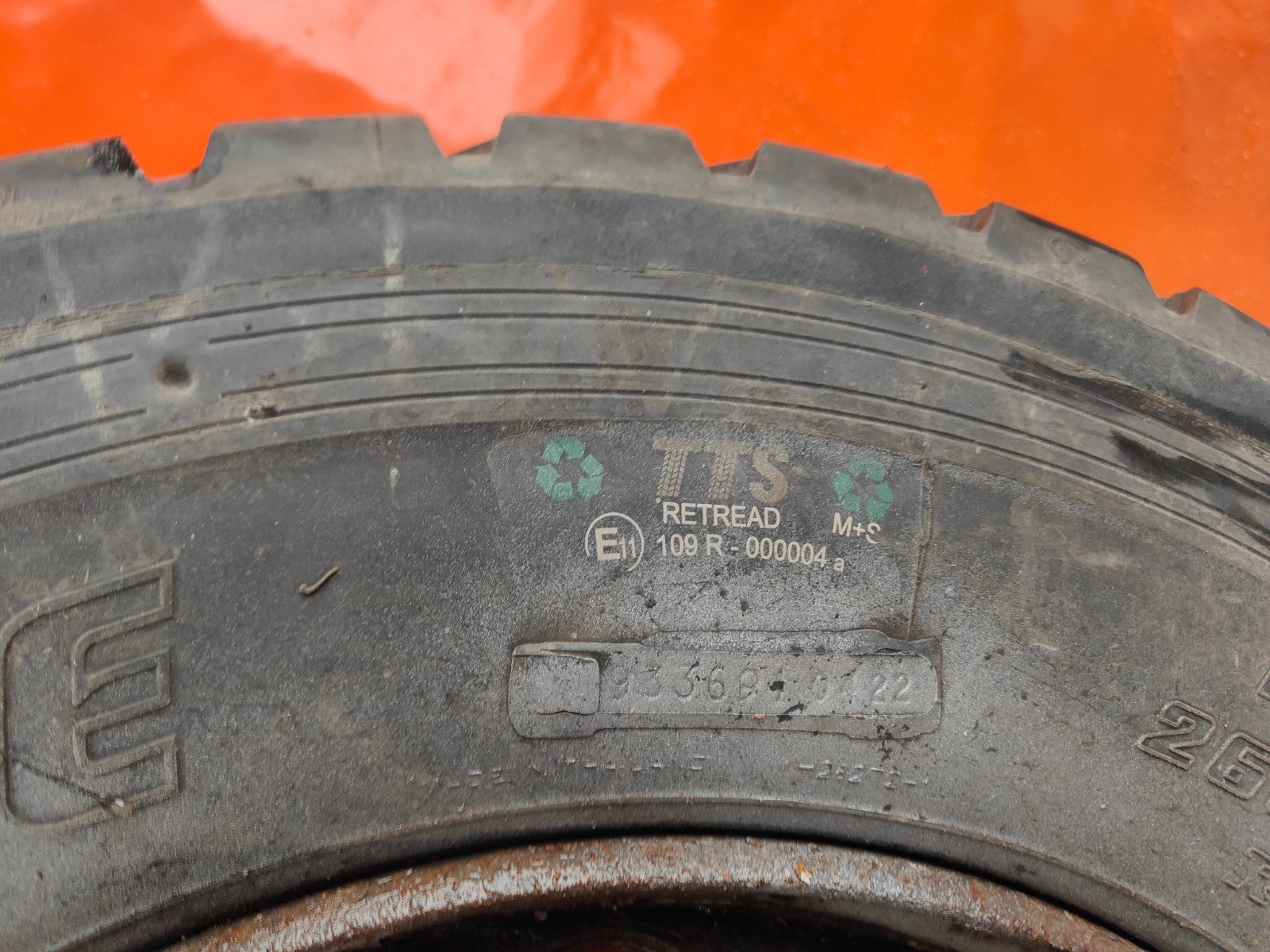 ✅2003 VOLVO FL 5.5D REAR ALLOY WHEEL WITH TYRE 265/70 R19.5 + WARRANTY A324 - Image 9