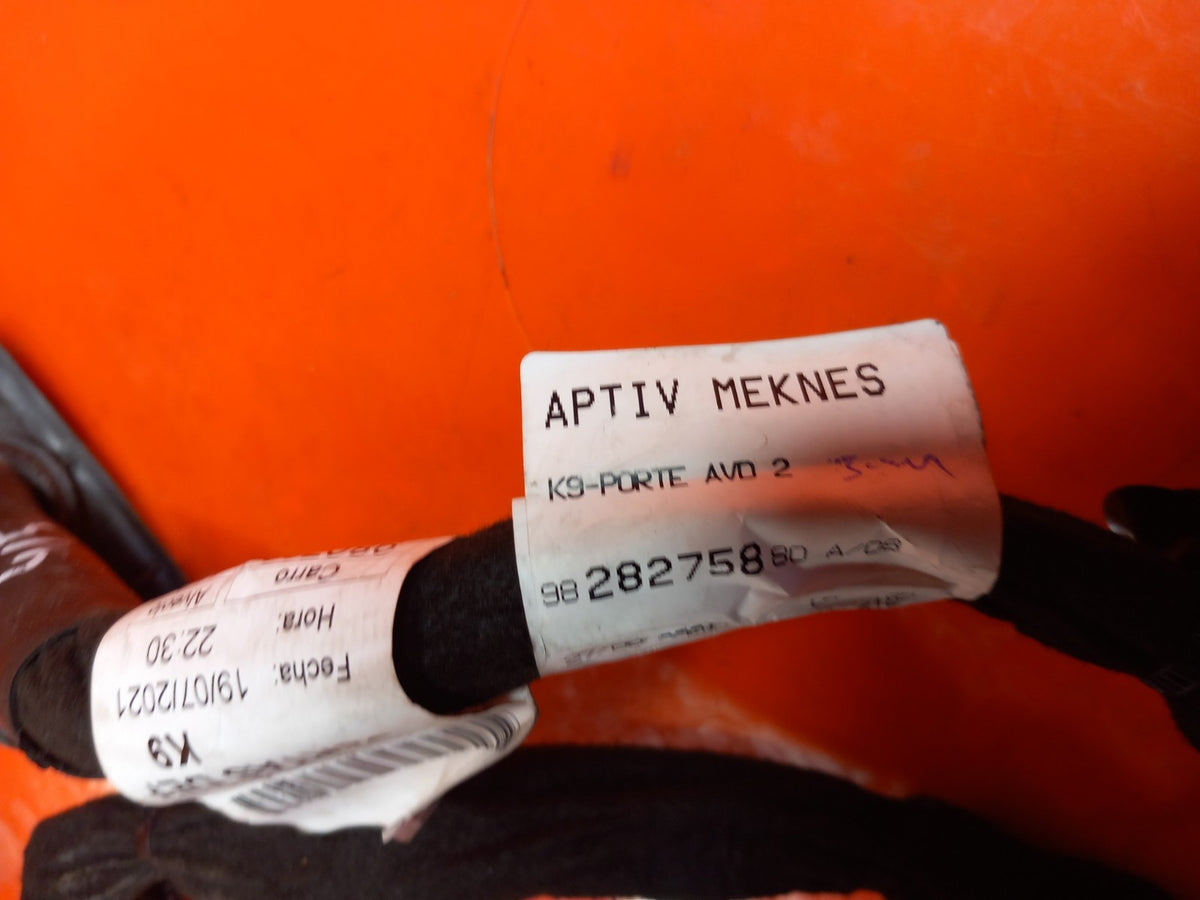 Citroen Berlingo 650 1.5 Diesel 2021 Front Right Door Wiring 9828275880 A415 - Image 7