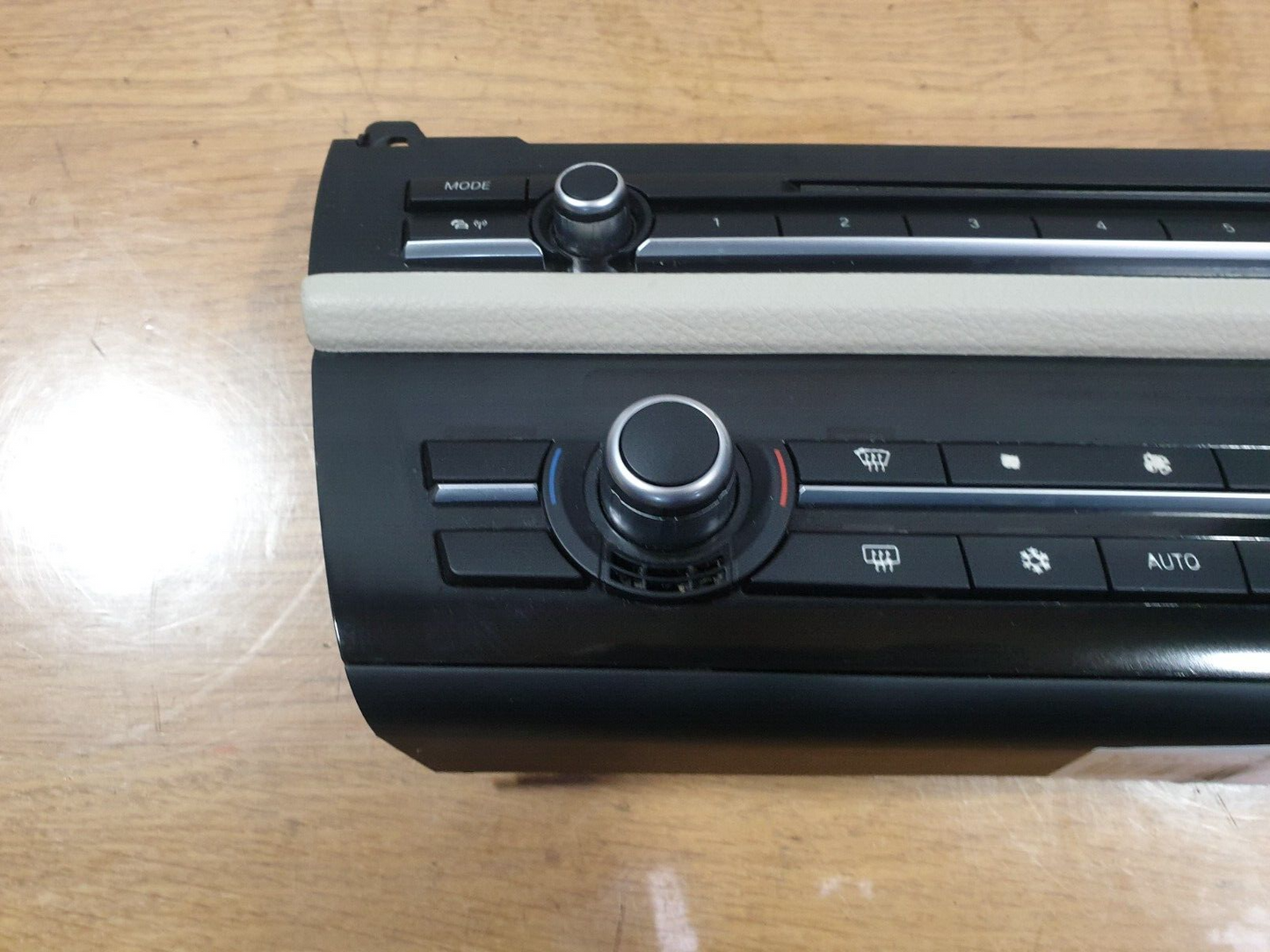 BMW 520D F11 2.0 DIESEL 2010 HEATER CONTROL AUDIO RADIO CD CONTROLLER PANEL A216 - Image 5