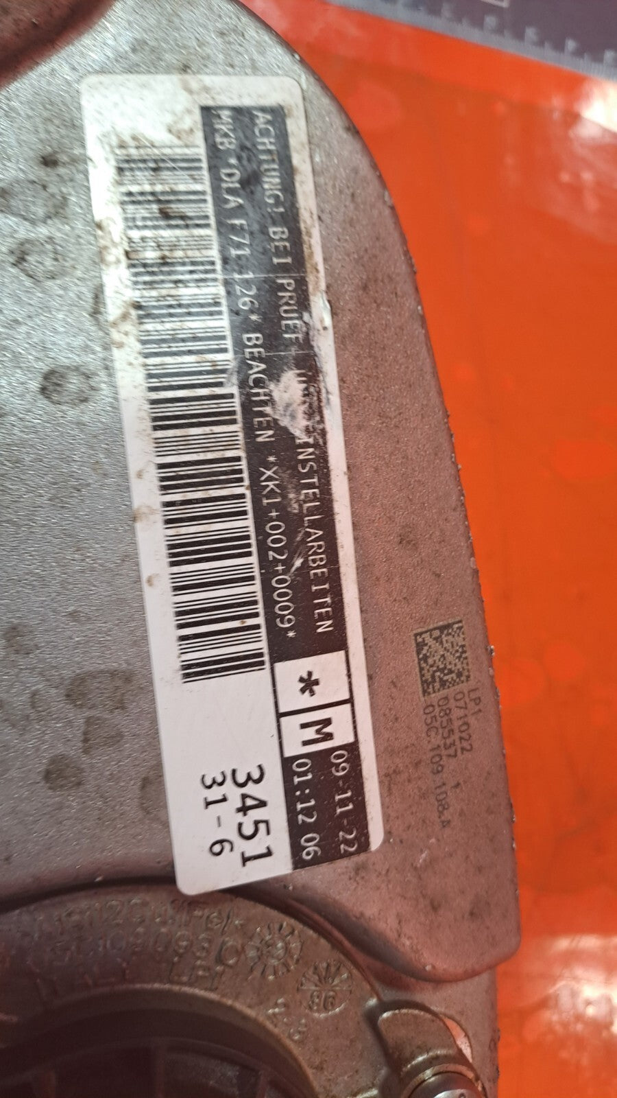 ✅ Volkswagen T-Roc Life 2022 1.5 Petrol UPPER TIMING BELT COVER 05C109108A A192 - Image 4