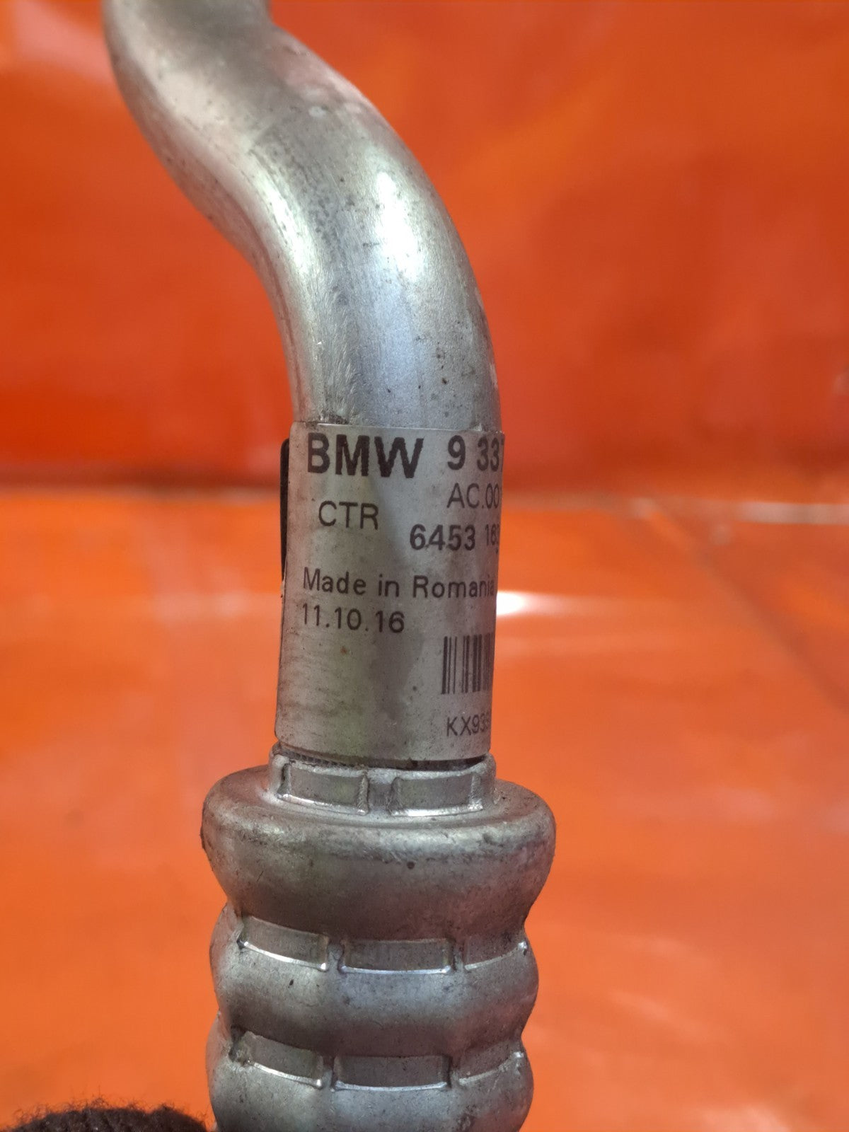 ✅2016 BMW 2 SERIES M240I F22 AIR CONDITIONING PIPES 9337136 + WARRANTY A318 - Image 4