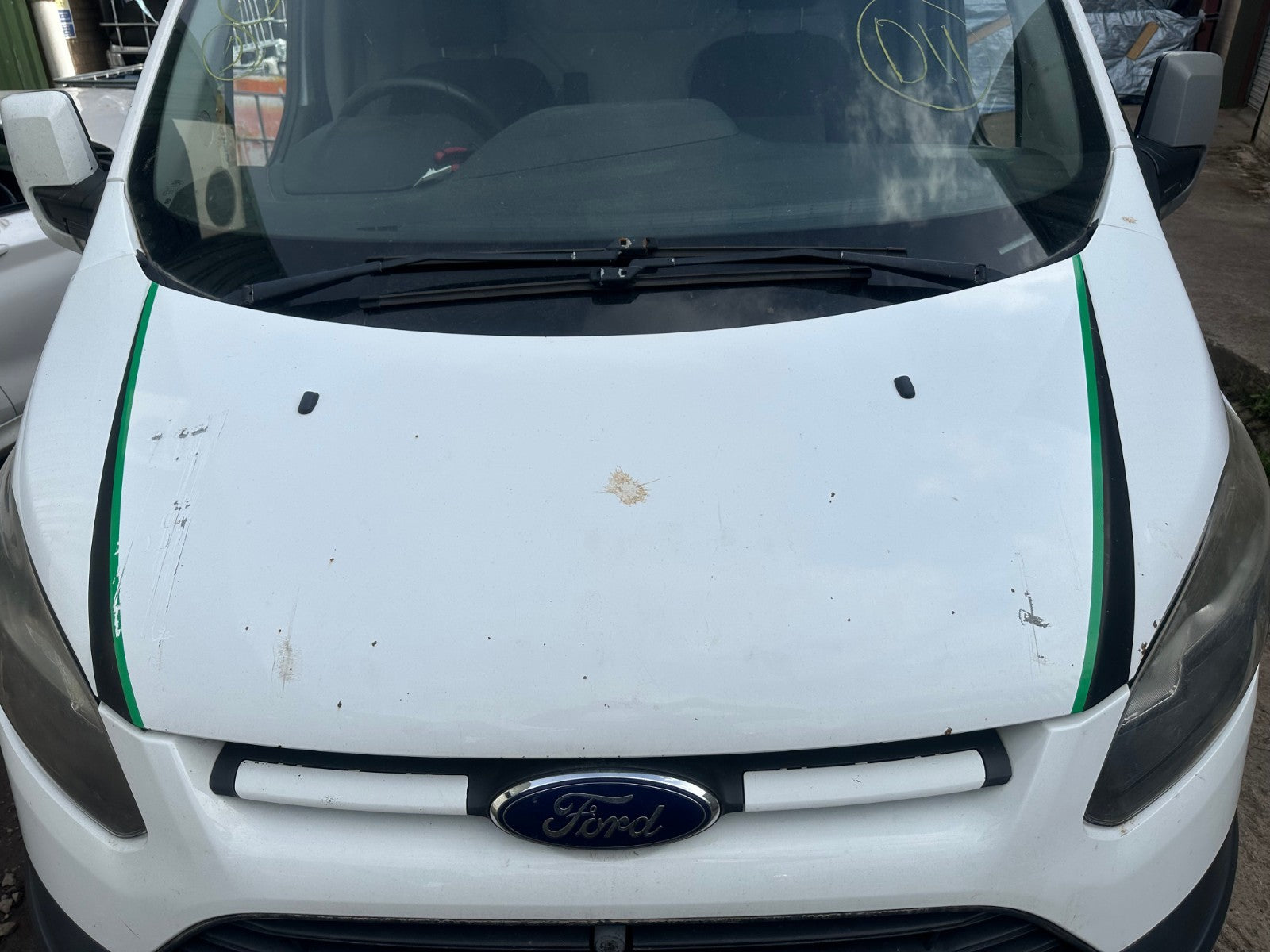 ✅Ford Transit Custom 2.2 Diesel 2014 Bonnet Hood Panel White Scratches A378 - Image 1