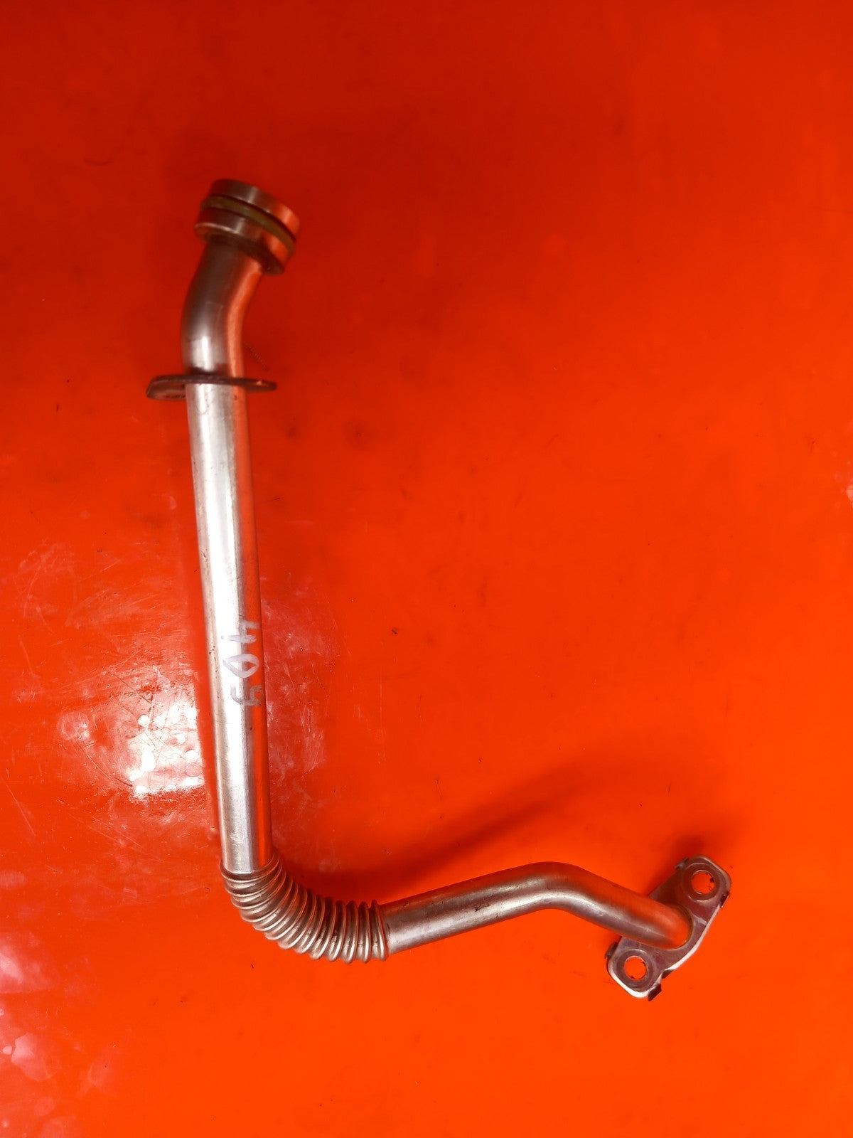 2016 Ford Transit Custom Turbocharger Oil Return Pipe GK2Q-6K677-BA A409 - Image 2