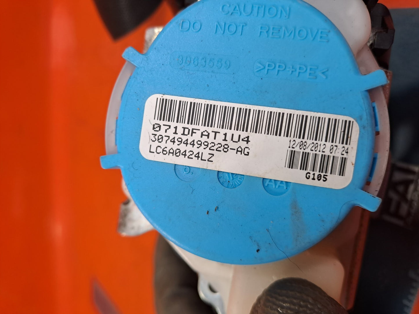 ✅MERCEDES W176 A180 1.6 PETROL 2012 FRONT LEFT SEAT BELT 307494499228-AG A213 - Image 8