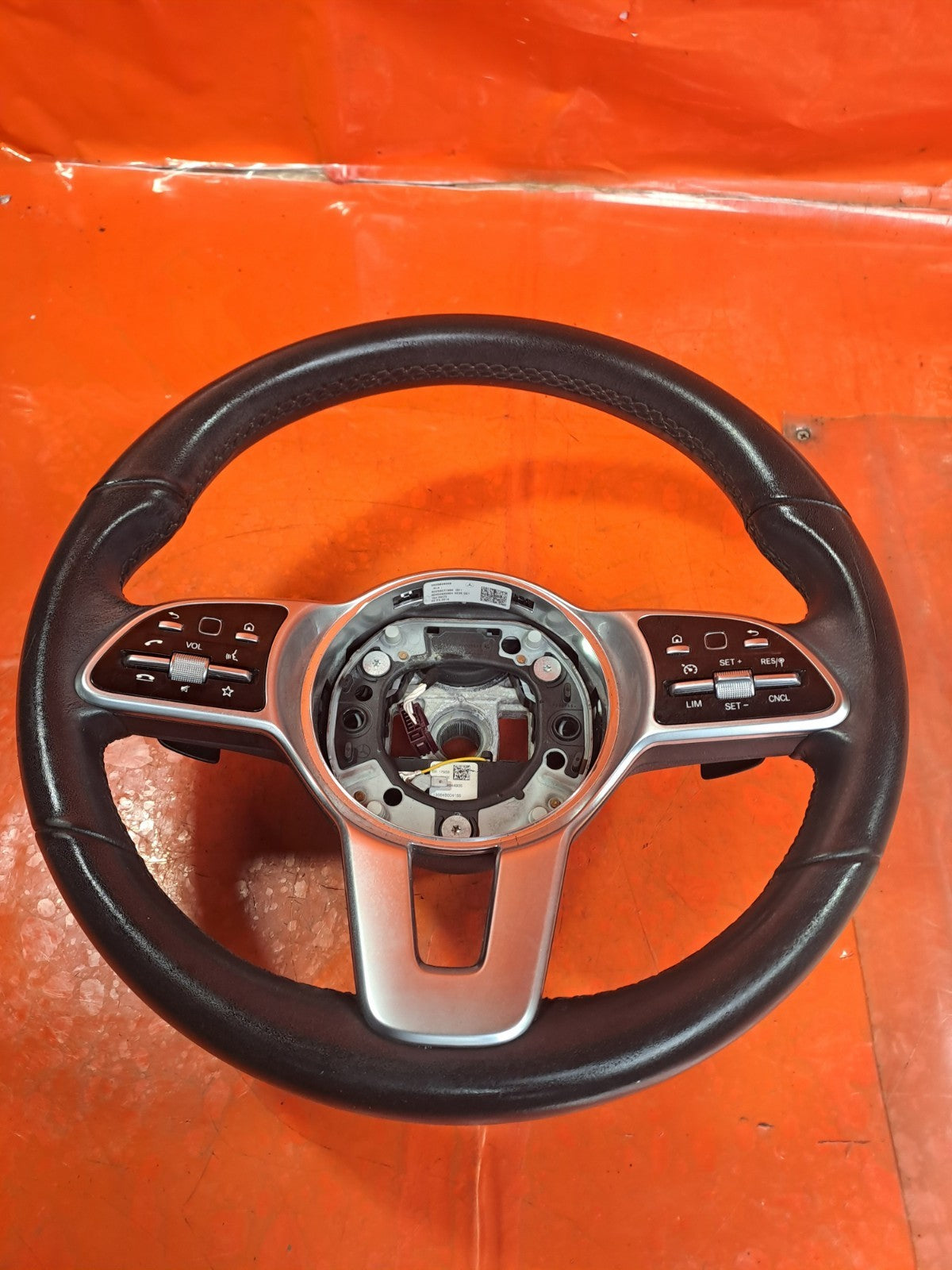 ✅MERCEDES A180D W177 1.5 DIESEL 2019 MULTIFUNCTIONAL LEATHER STEERING WHEEL A347 - Image 4