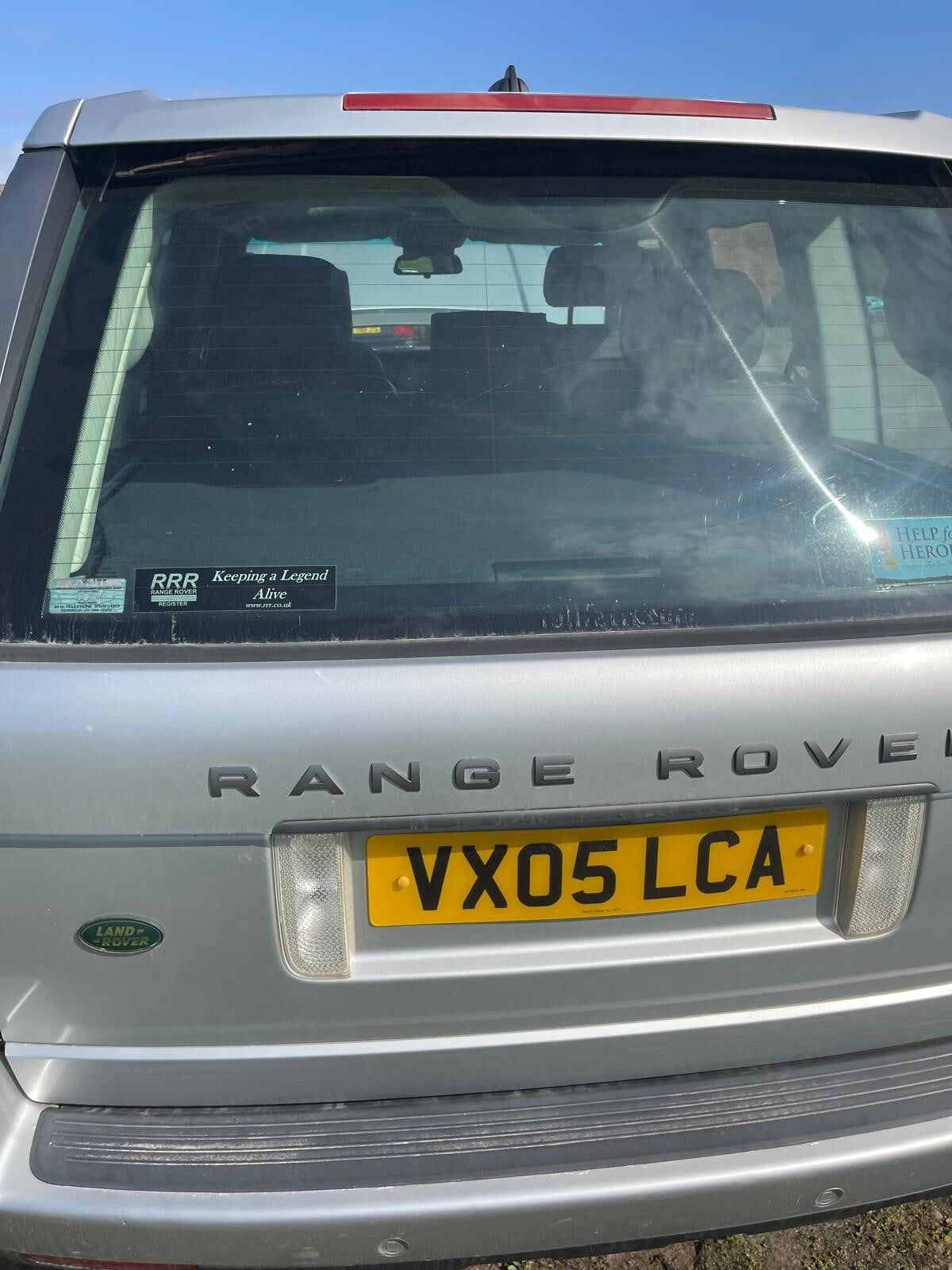 ✅2005 RANGE ROVER VOGUE L322 4.4P TAILGATE BOOT LID SILVER + WARRANTY A274 - Image 7