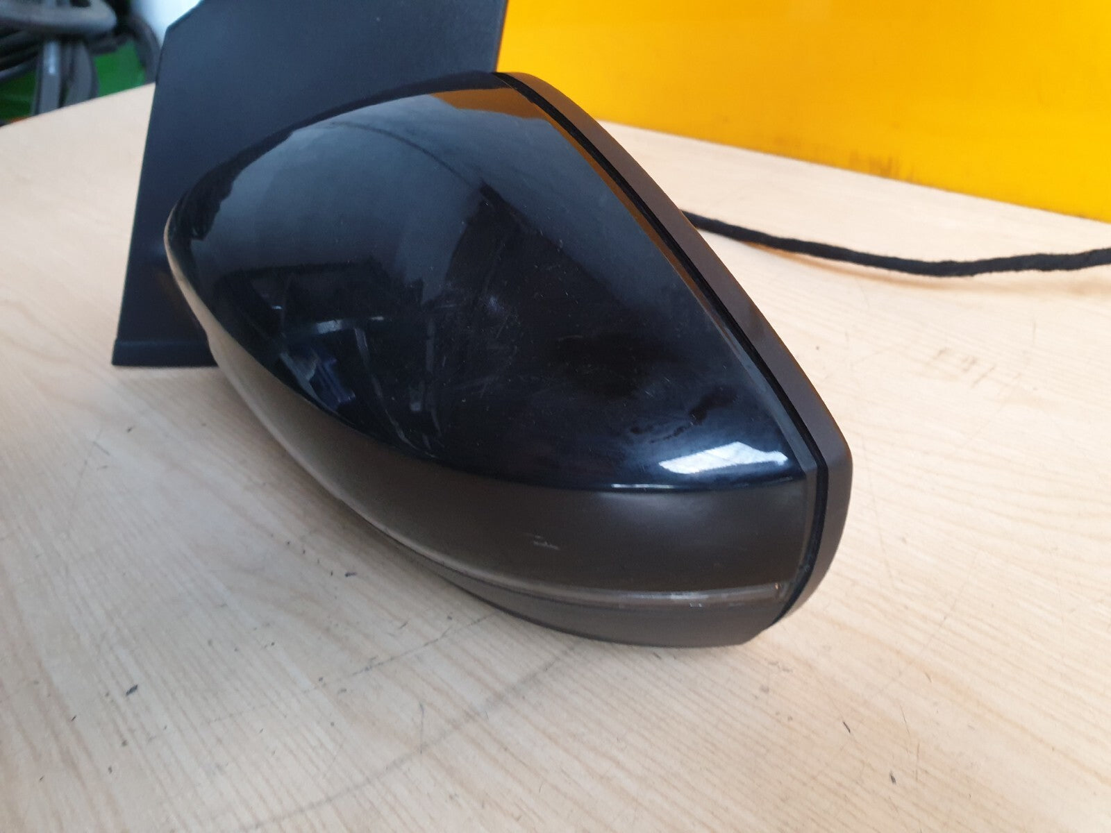 2017 VW POLO FRONT LEFT MIRROR PASSENGER SIDE BLACK 024483 X00 - Image 4