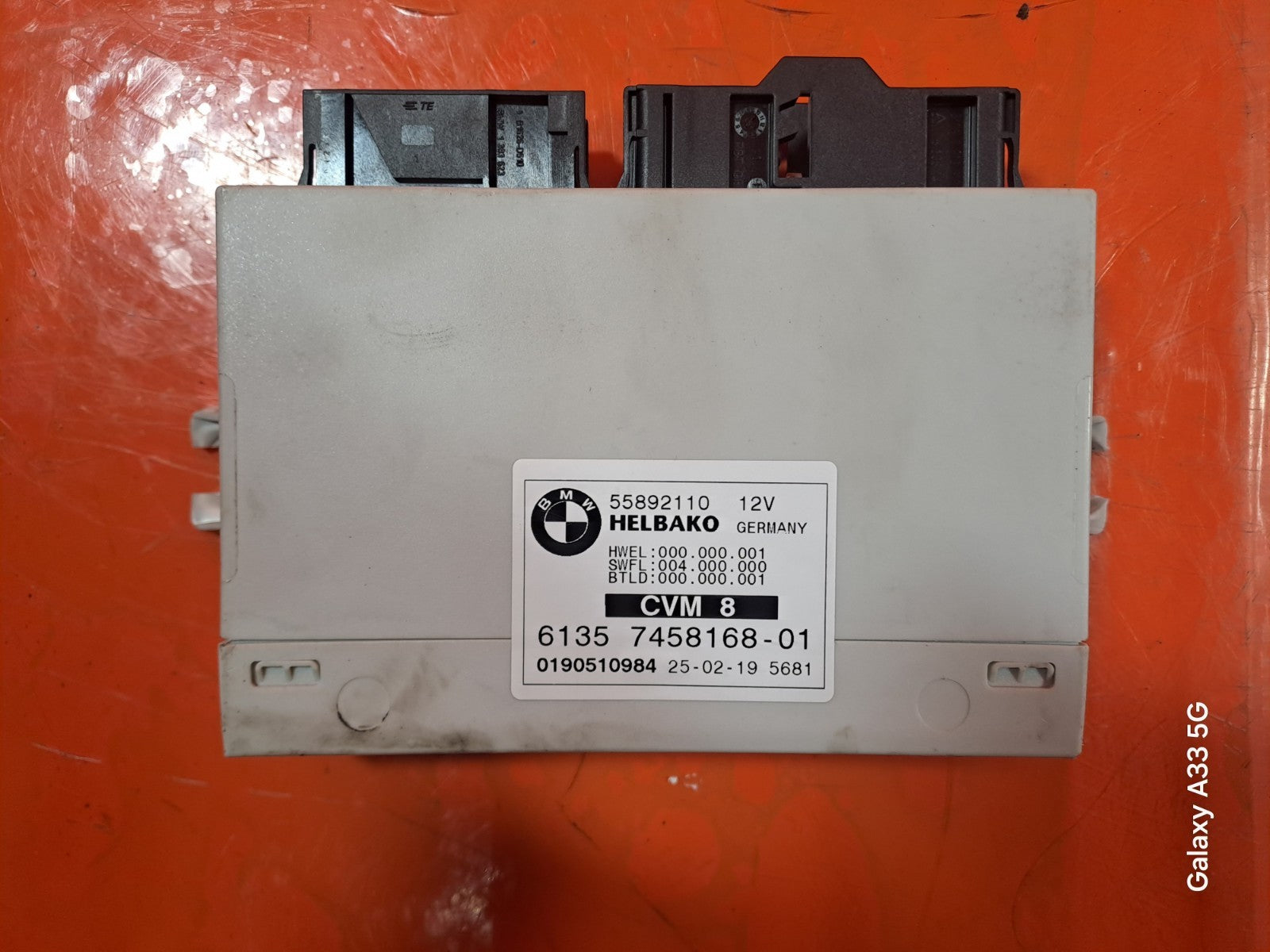 ✅BMW F23 218D 2.0 DIESEL 2019 CONVERTIBLE ROOF CONTROL MODULE ECU 7458168 A344 - Image 1