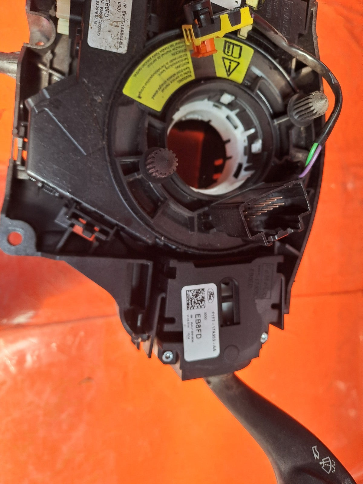 ✅2016 Ford Transit Custom Indicator Wiper Stalk with Squib BK2T-14A664-BA A373 - Image 4