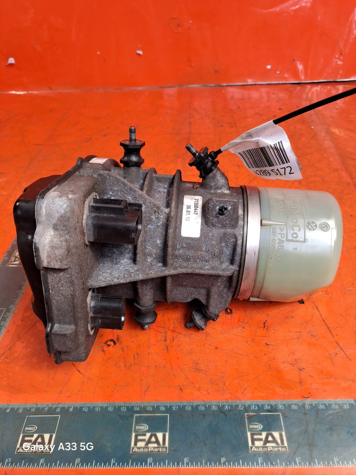 ✅VOLVO XC60 SE AWD 2.4 DIESEL 2012 POWER STEERING PUMP 31360442 Warranty A289 - Image 3