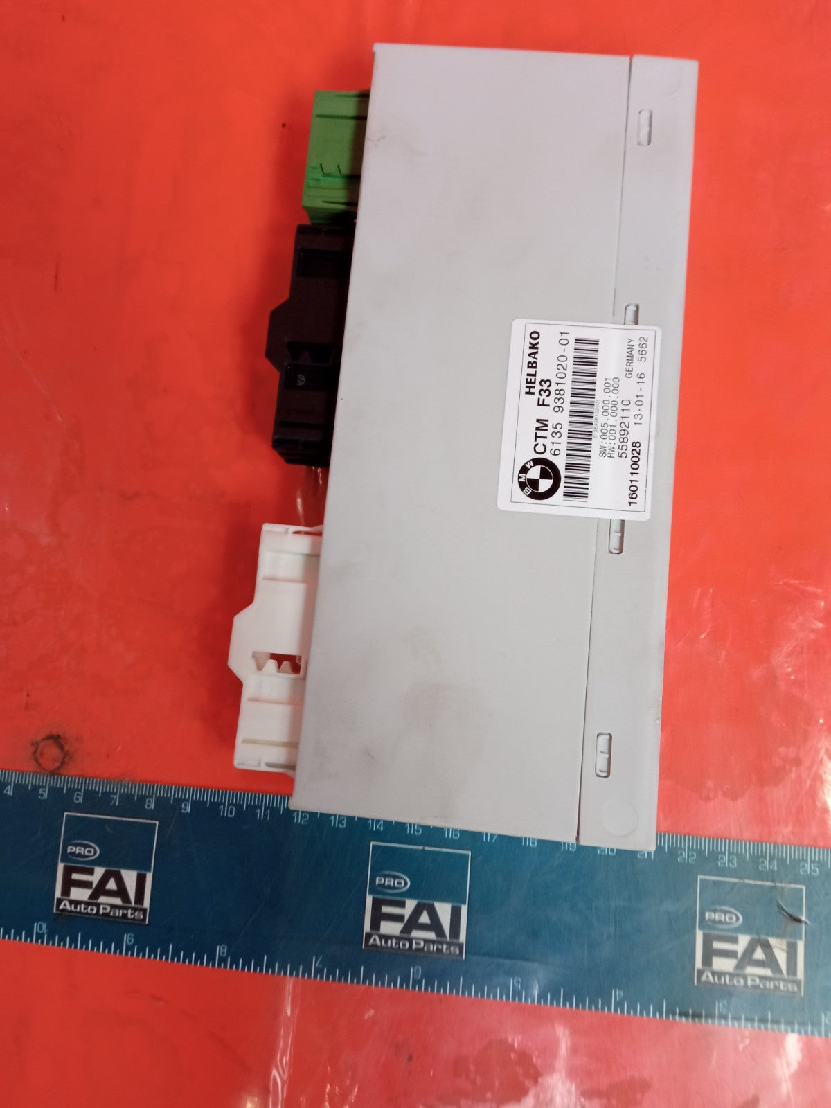 ✅2016 BMW 4 Series F33 Front Convertible Roof Control Unit 9381020 A368 - Image 9