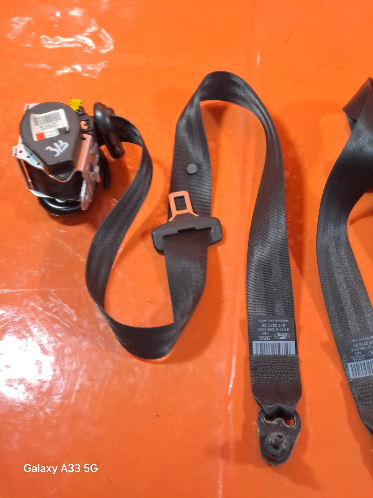 ✅2013 FORD FOCUS MK3 TITANIUM X SEAT BELT FRONT PAIR RIGHT & LEFT BM51-61294-ACW - Image 7