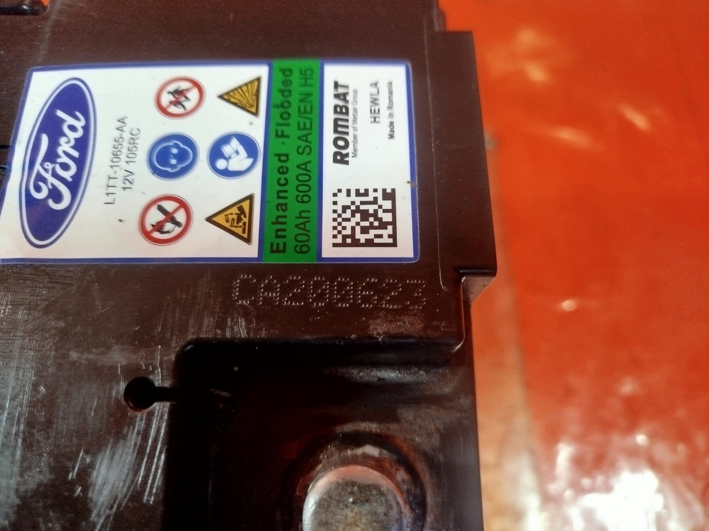 ✅FORD CAR BATTERY 12V 60Ah 600A L1TT10655AA Warranty xAA - Image 7