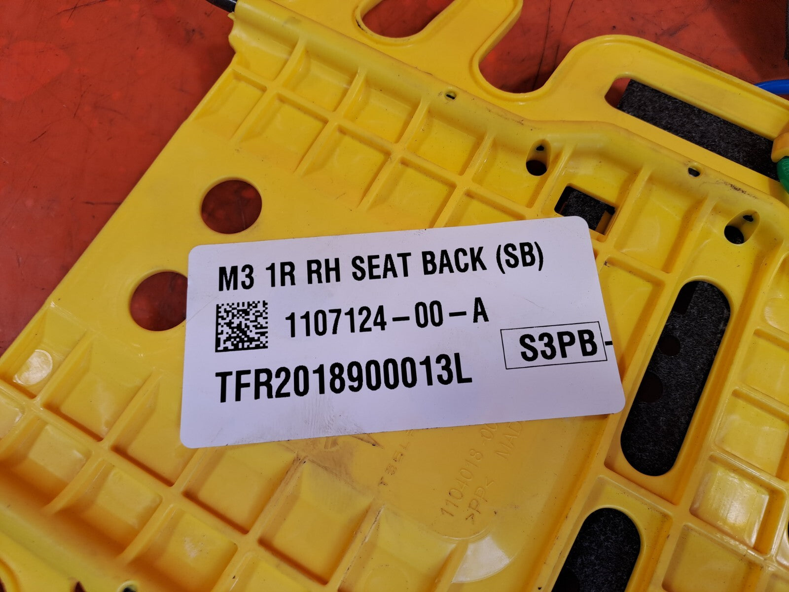 ✅TESLA MODEL 3 LONG RANGE 2020 FRONT RIGHT SEAT LUMBAR SUPPORT 1107124-00-A A262 - Image 9