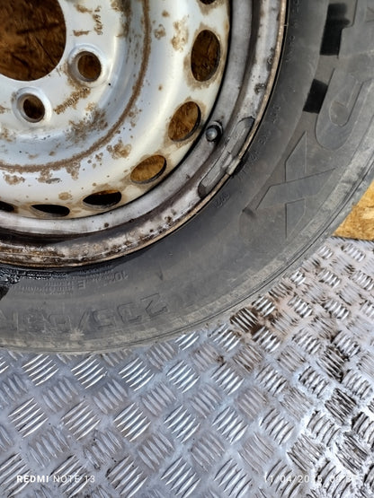 ✅VW CRAFTER CR35 2.0 DIESEL 2017 ALLOY WHEEL WITH TYRE 235/65 R16С A0014014802 - Image 5