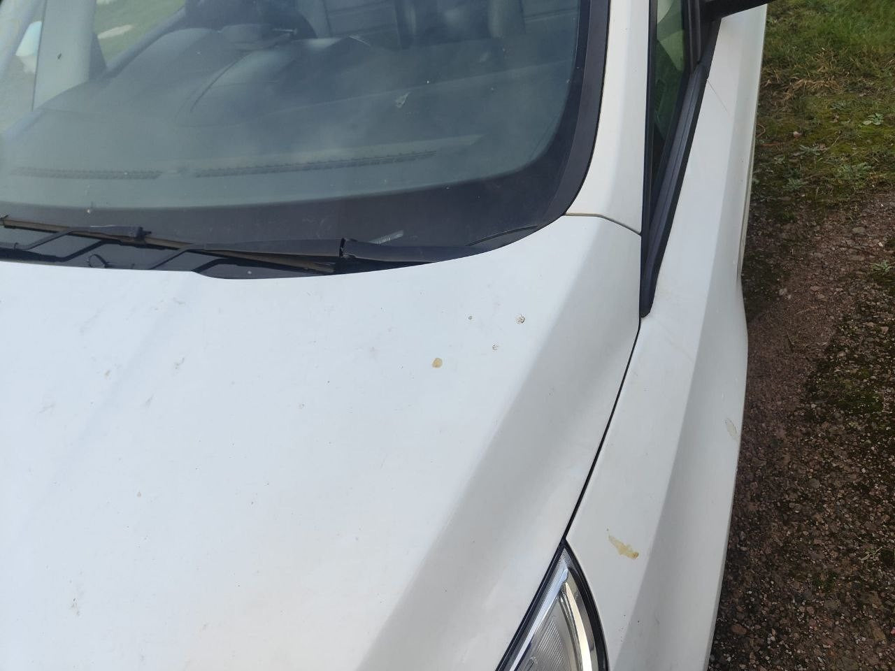 ✅FORD GALAXY ZETEC 2.0 DIESEL 2019 BONNET HOOD PANEL WHITE Warranty A345 - Image 2