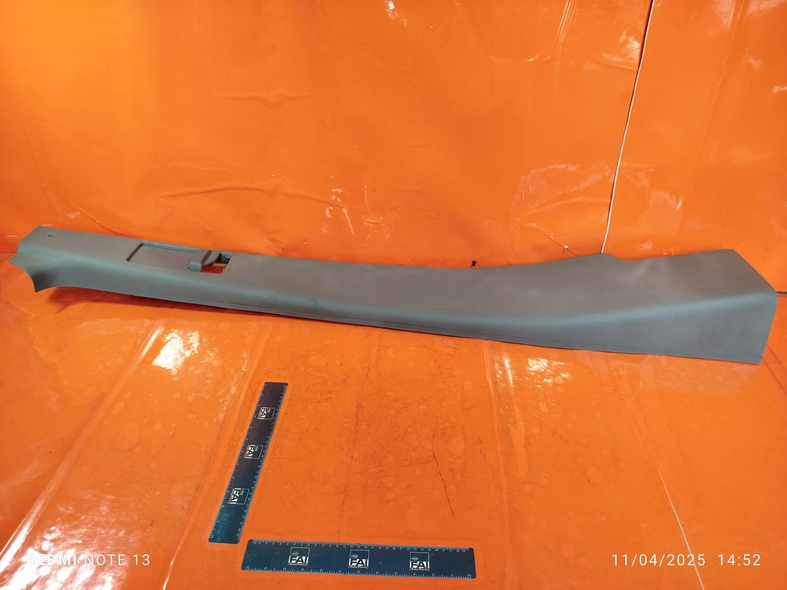 ✅VW CRAFTER CR35 2.0 DIESEL 2015 RIGHT SIDE B-PILLAR COVER TRIM A9066900107 A278 - Image 2
