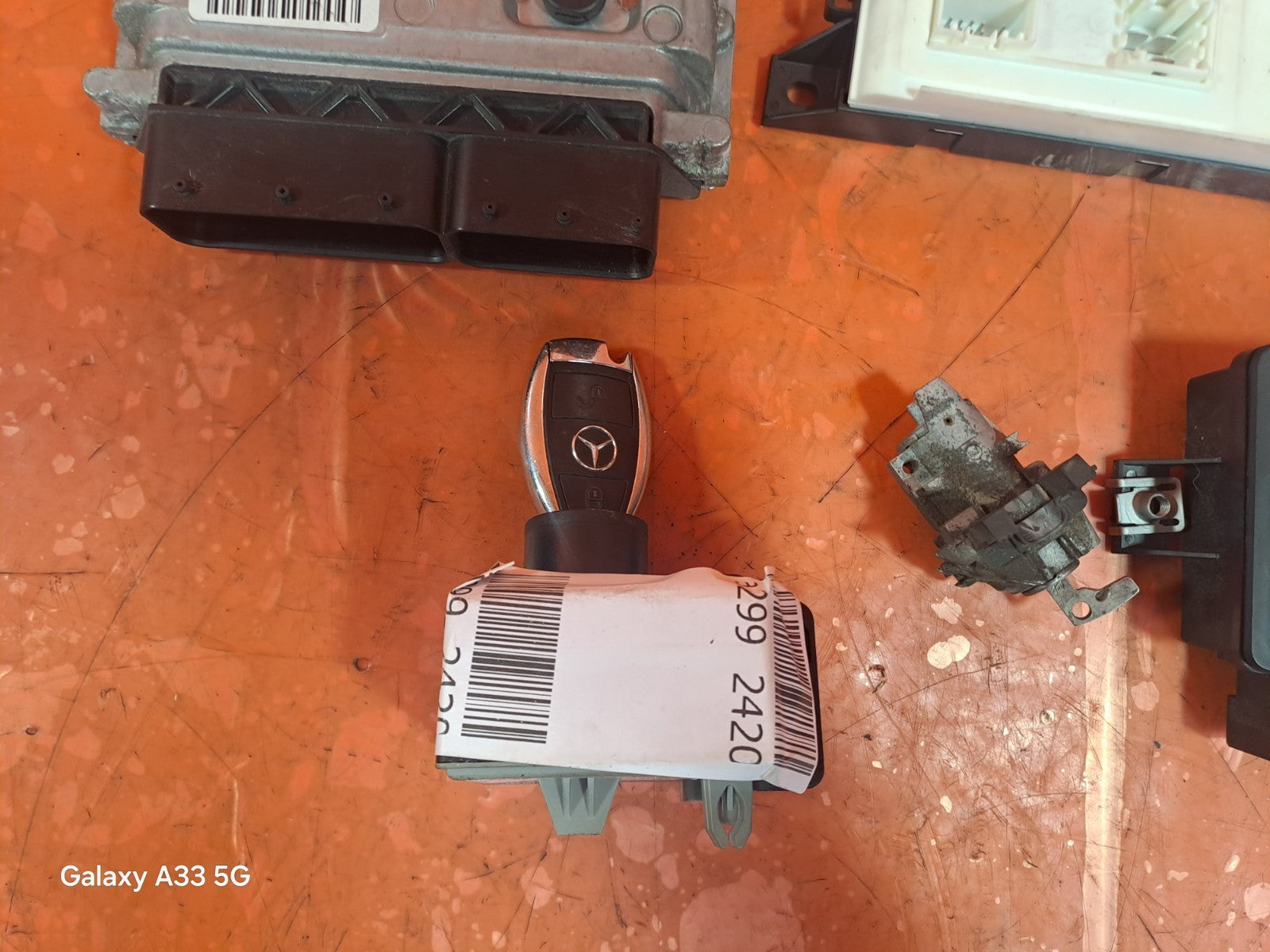 ✅2012 MERCEDES B CLASS W246 1.8 CDI DIESEL ECU KIT LOCK SET MODULE KEY +WARRANTY - Image 10