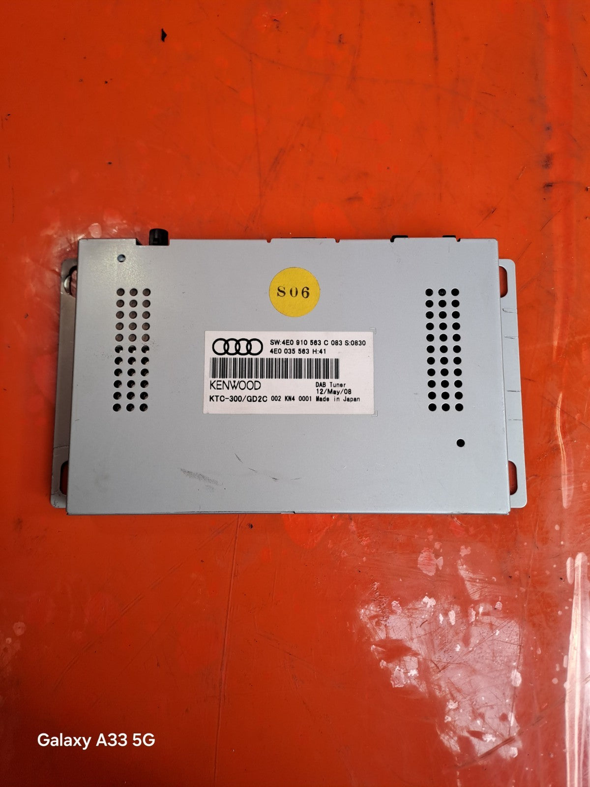 ✅2009 AUDI Q7 4L S LINE DAB TUNER CONTROL UNIT MODULE 4E0910563C + WARRANTY A300 - Image 3