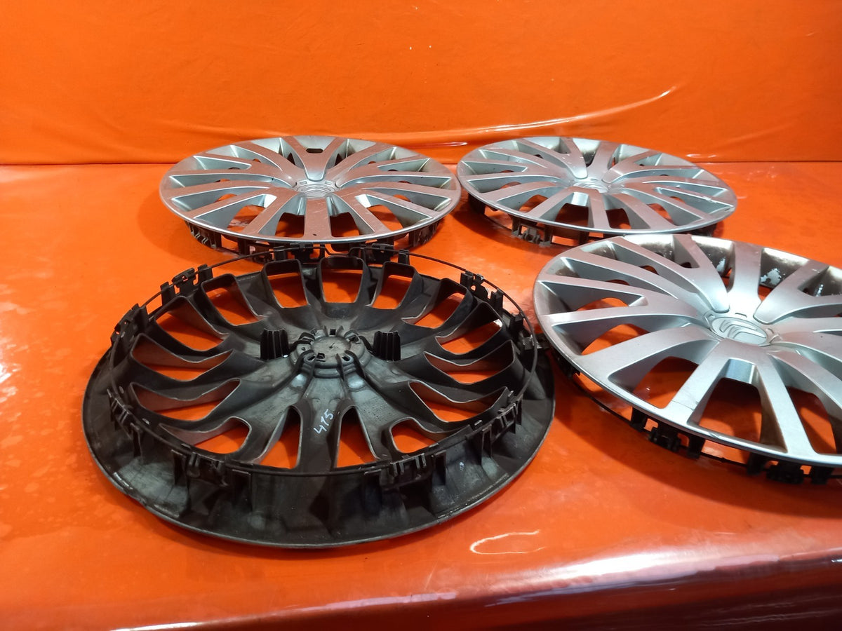 2021 Citroen Berlingo K9 Wheel Rim Trim Hub Cap x4 9677426377 Warranty A415 - Image 6