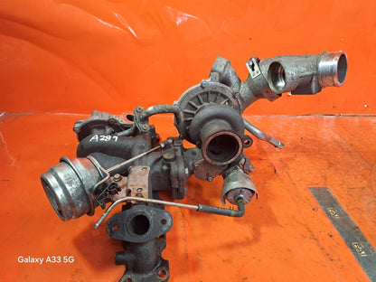 ✅VOLVO XC60 SE AWD 2.4 DIESEL 2012 D5244T17 TWIN TURBOCHARGER 31293089 31293086 - Image 1