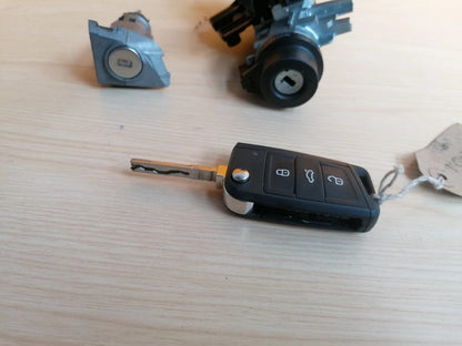 ✅VW T-Cross 1.0 Petrol 2020 Ignition Lock Switch Barrel With Key 2016DJ3959 A010 - Image 5