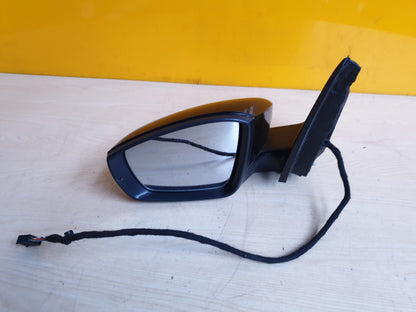 2017 VW POLO FRONT LEFT MIRROR PASSENGER SIDE BLACK 024483 X00 - Image 7