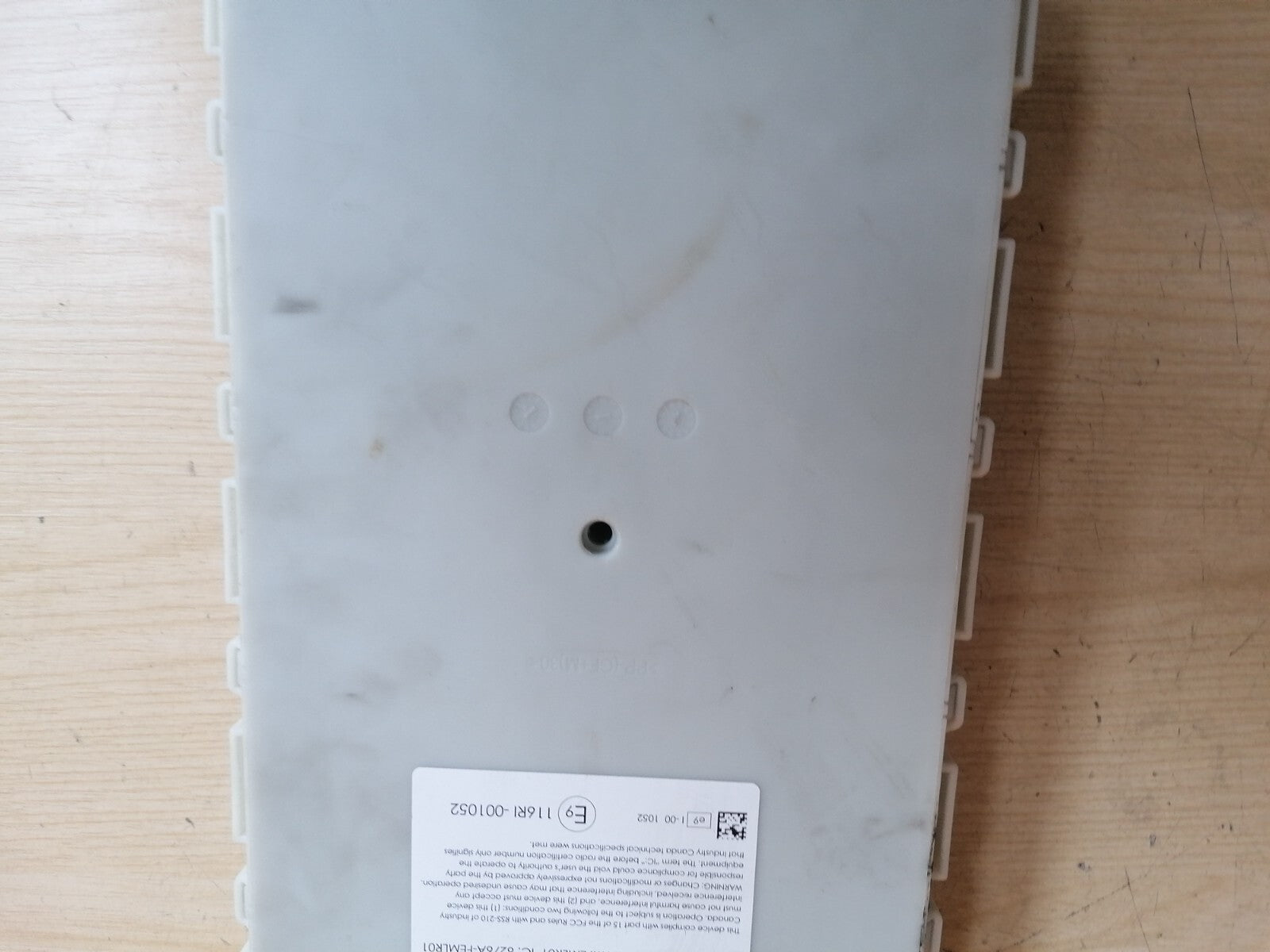 BMW 1 SERIES F20 2014 2.0 DIESEL LEAR COMFORT CONTROL MODULE 116RI001052 X00 - Image 7