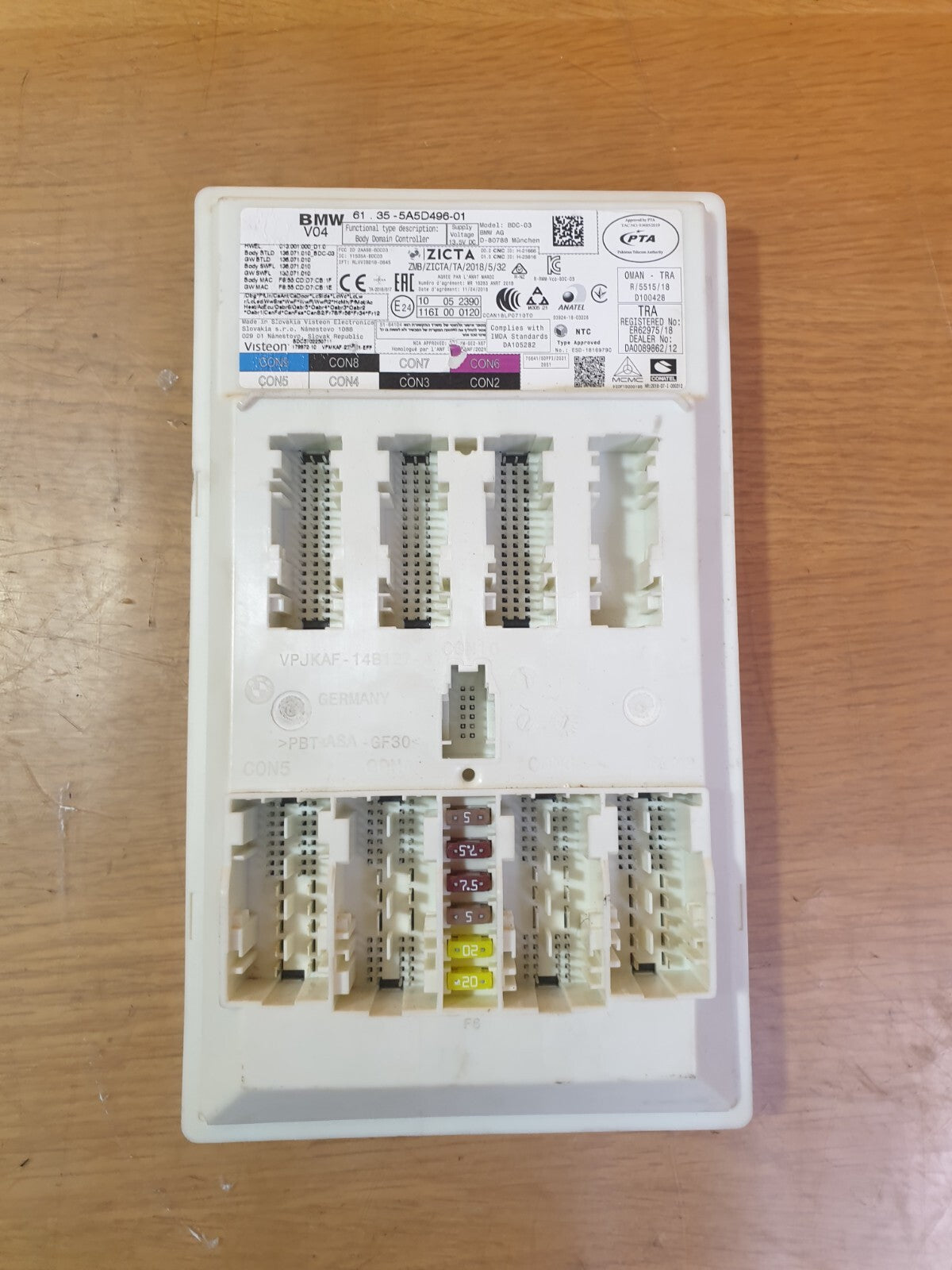 ✅2021 BMW 1 SERIES F40 M SPORT BODY DOMAIN CONTROL MODULE VPJKAF14B127A A177 - Image 1
