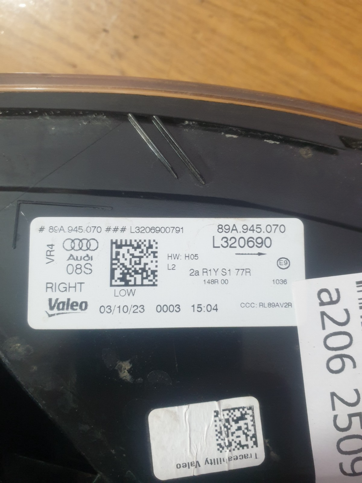 ✅Audi Q4 E-Tron S Line 2023 Rear Right Tail Light 89A945070 89A945254A Warranty - Image 12