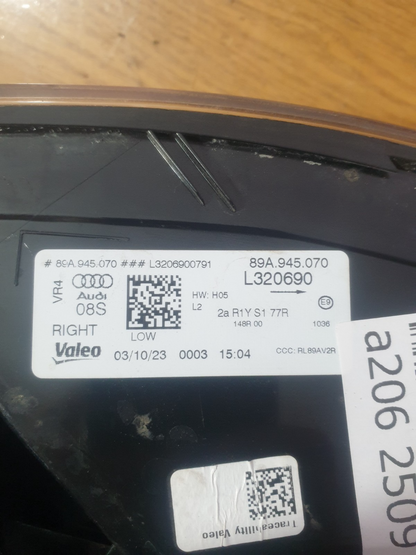 ✅Audi Q4 E-Tron S Line 2023 Rear Right Tail Light 89A945070 89A945254A Warranty - Image 12