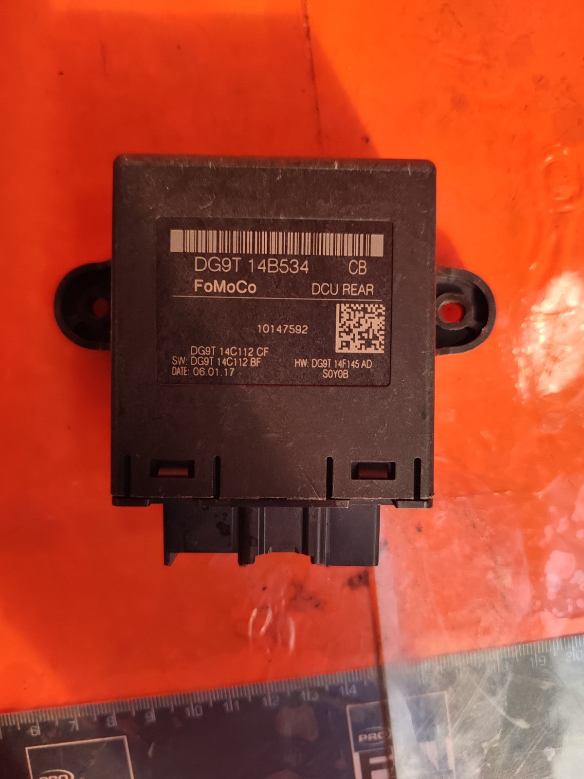 ✅2018 FORD GALAXY ZETEC DOOR CONTROL MODULE REAR DG9T14B534CB + WARRANTY A301 - Image 3
