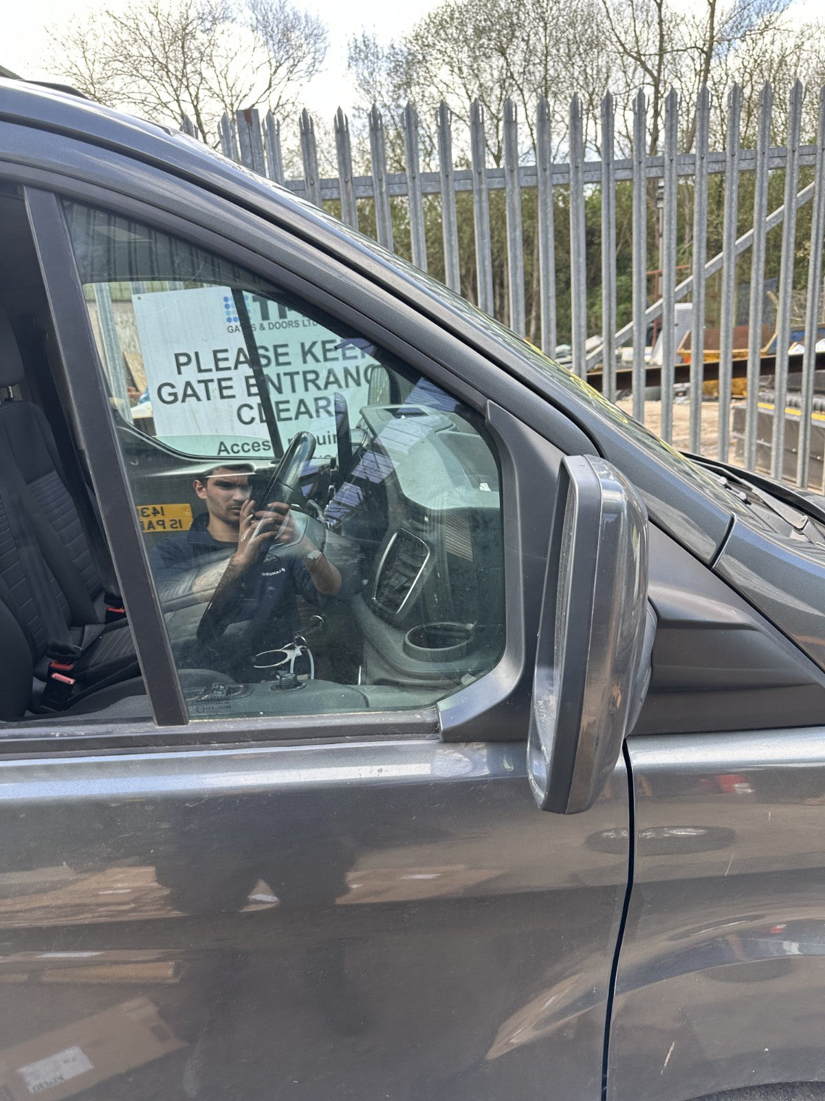 ✅2019 Ford Transit Custom Front Right Door Bare W/o Mirror Grey + Warranty A376 - Image 4