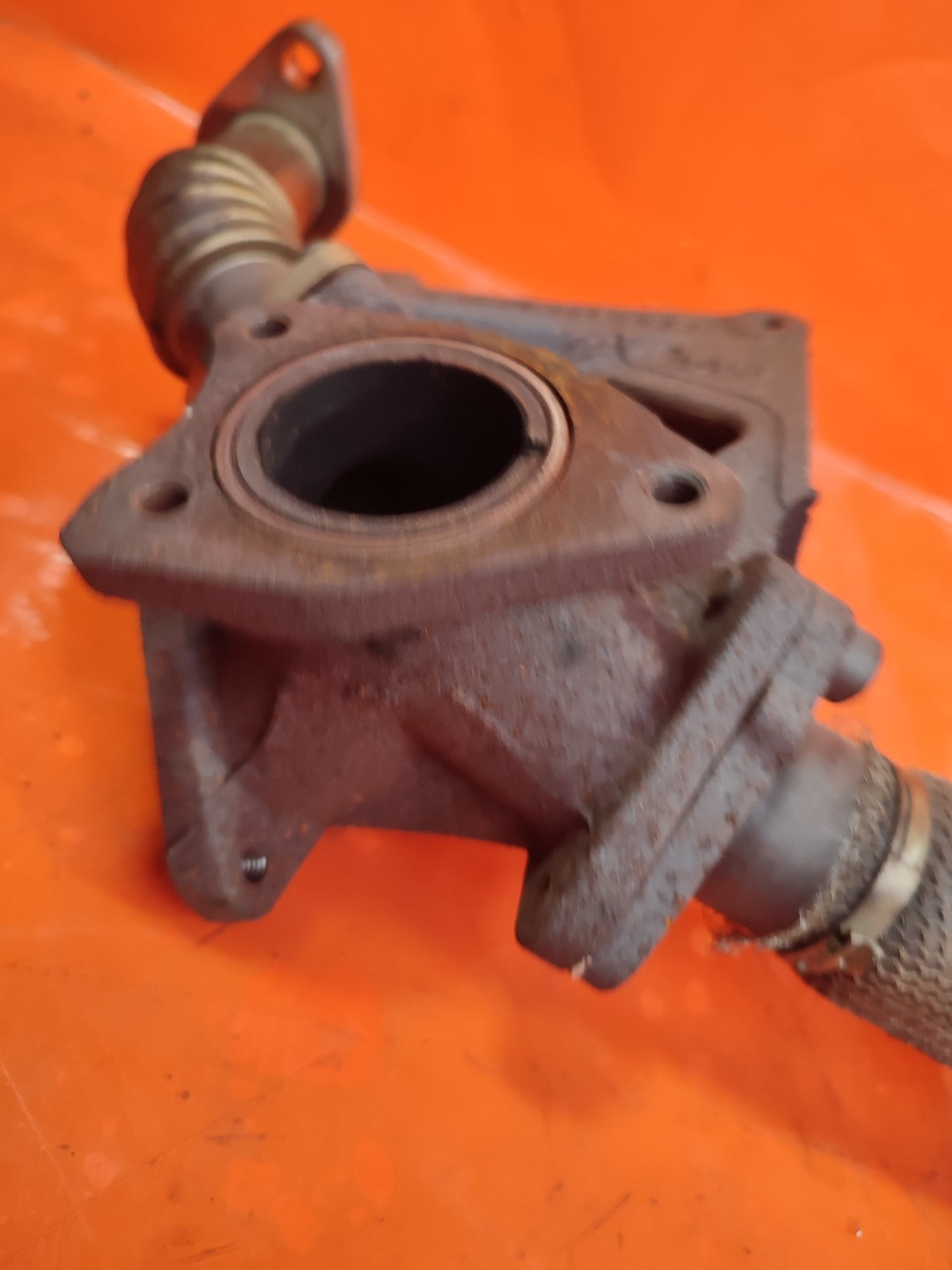 ✅AUDI Q7 S LINE 3.0 DIESEL 2009 EXHAUST MANIFOLD DISTRIBUTOR MOUNT & PIPE A300 - Image 11