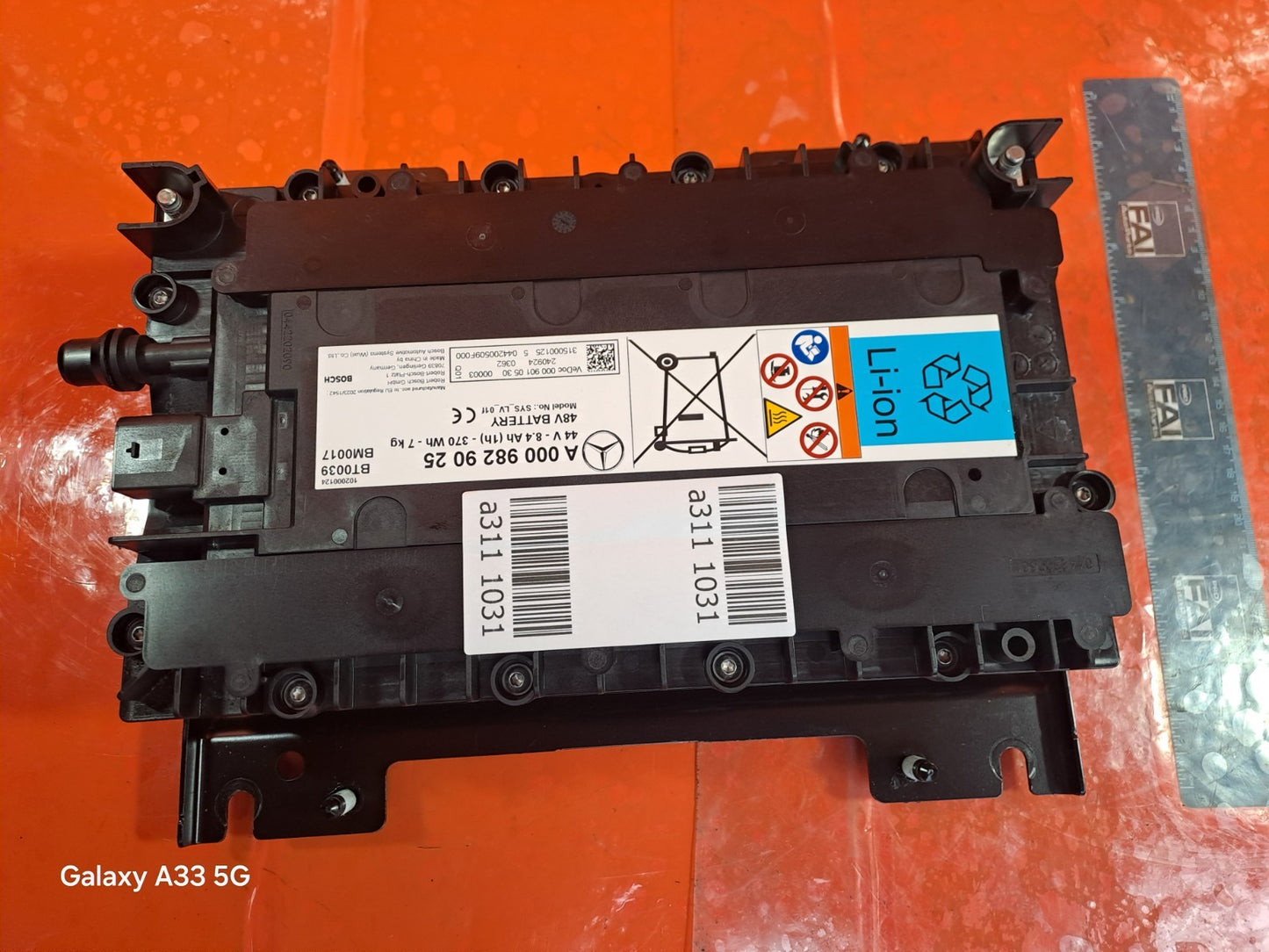✅MERCEDES A180 SPORT 1.3 PETROL 2025 HIGH VOLTAGE BATTERY A0009829025 Warranty - Image 3