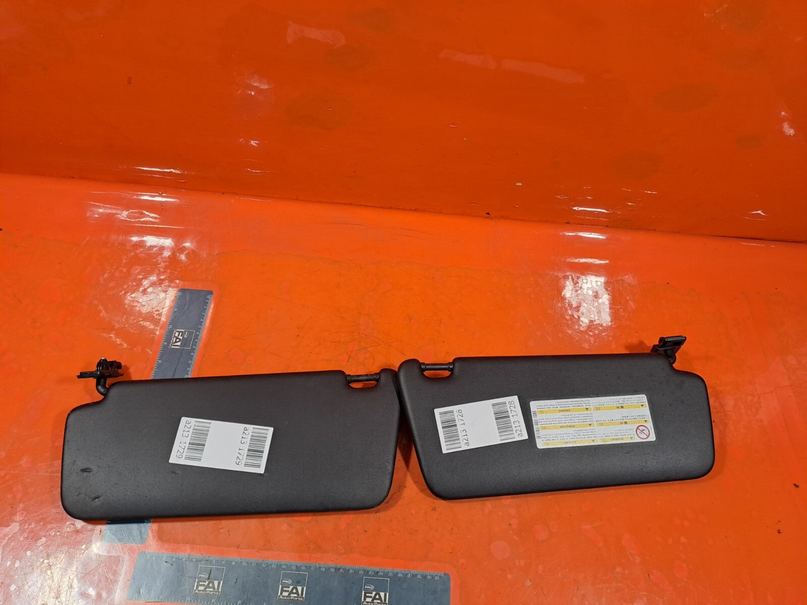 ✅MERCEDES W176 A180 1.6 PETROL 2012 SUN VISORS PAIR A0068173920 Warranty A213 - Image 2