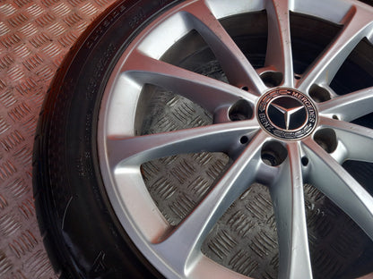 Mercedes A Class W177 Sport 2018 Alloy Wheel w/ Tyre 205/55 R17 A1774010300 - Image 5